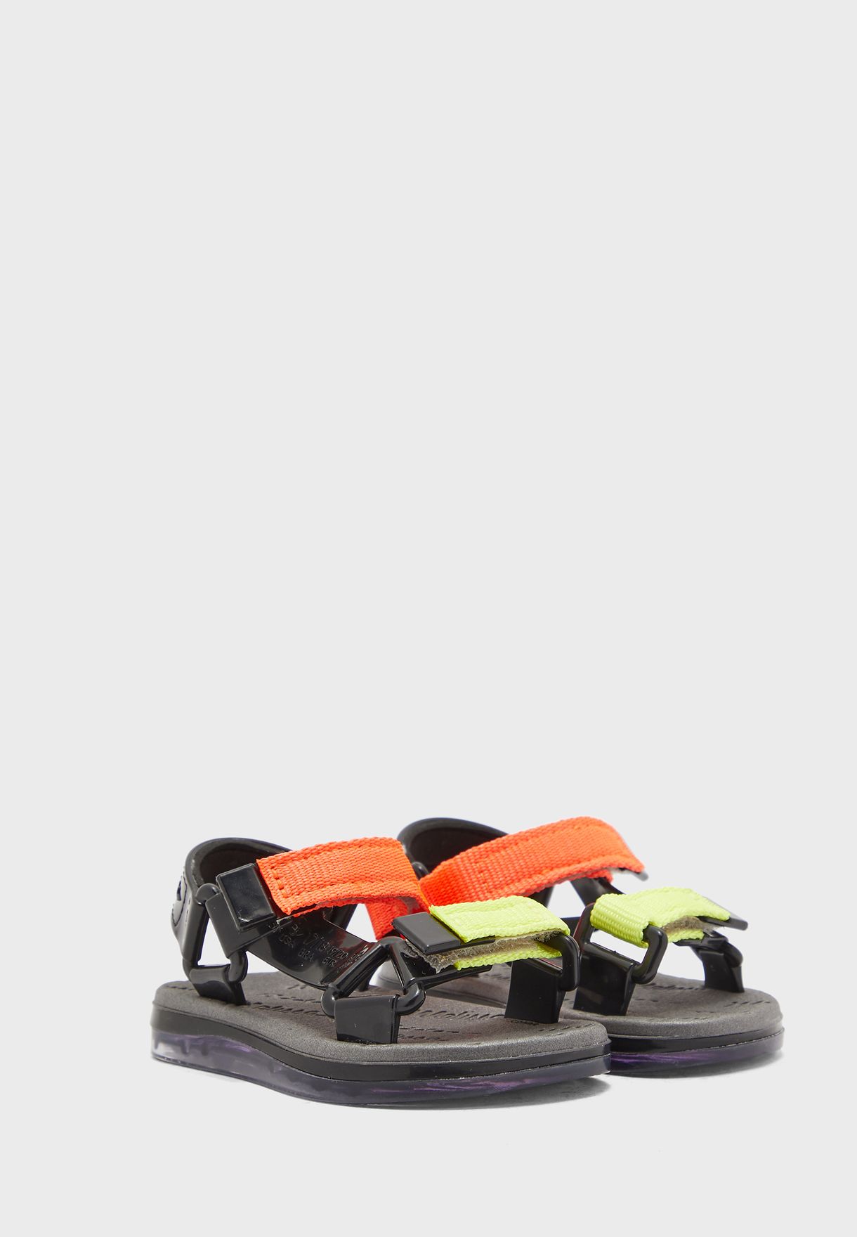 Buy Melissa black Infant Papete Rider Sandal for Kids in Dubai, Abu Dhabi