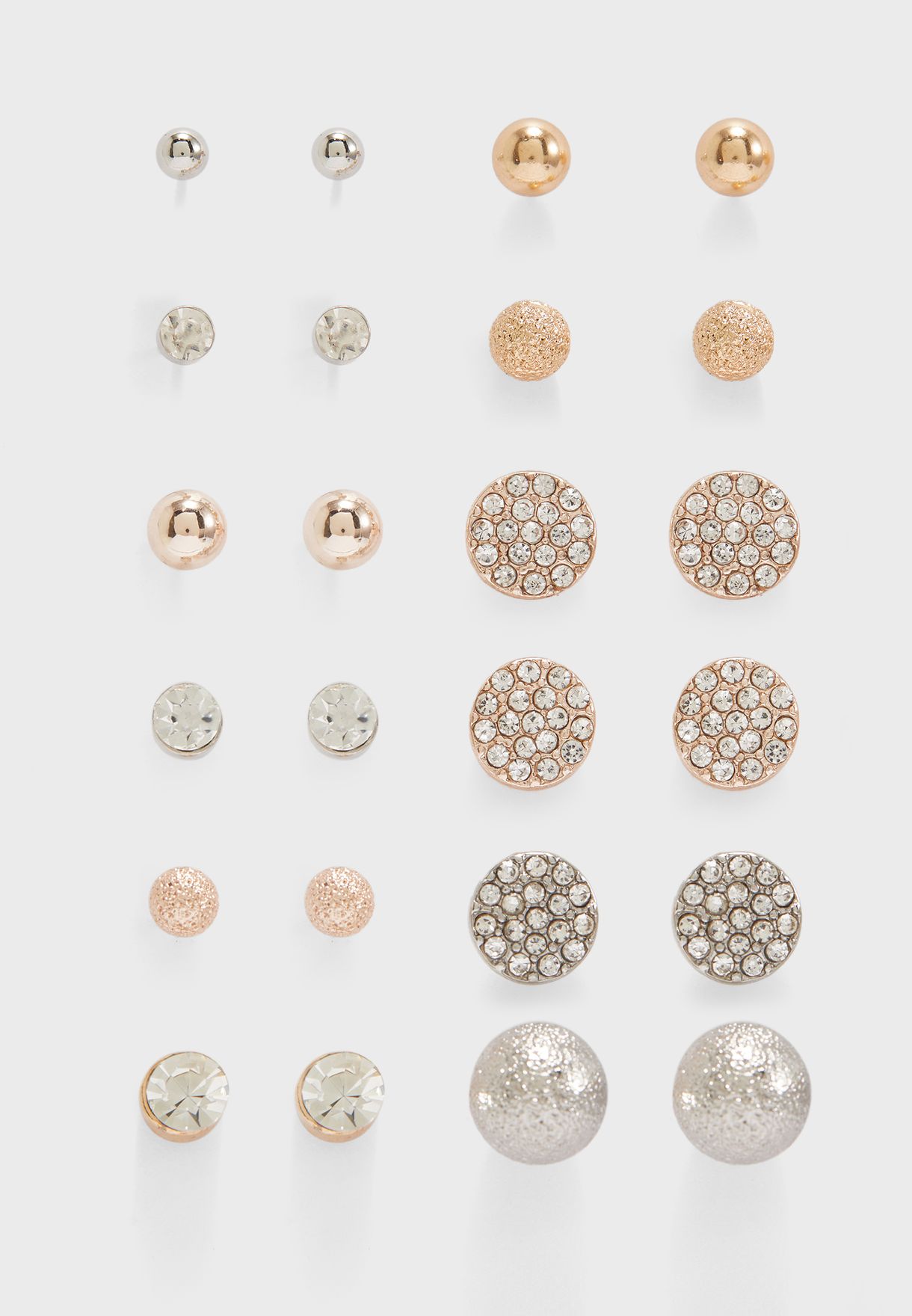 plain stud earrings