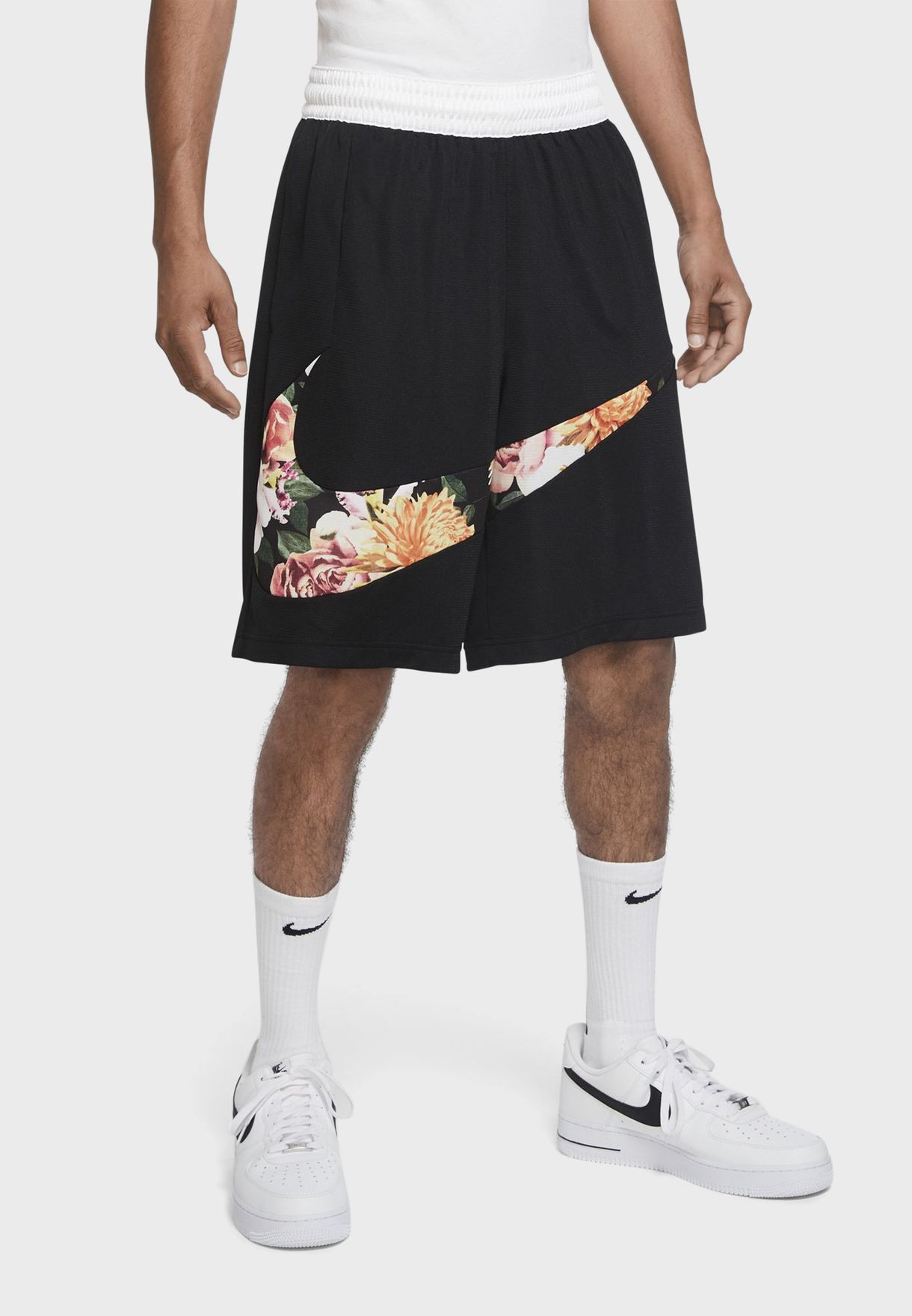 nike mens floral shorts