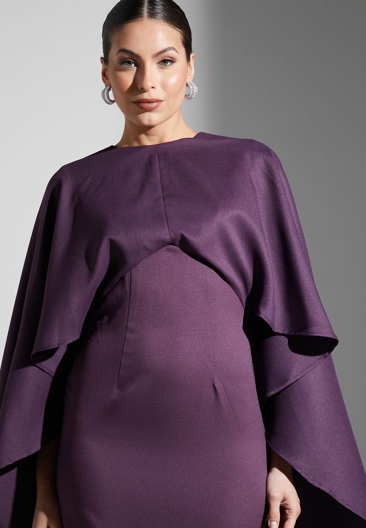 Cape Sleeve Dress