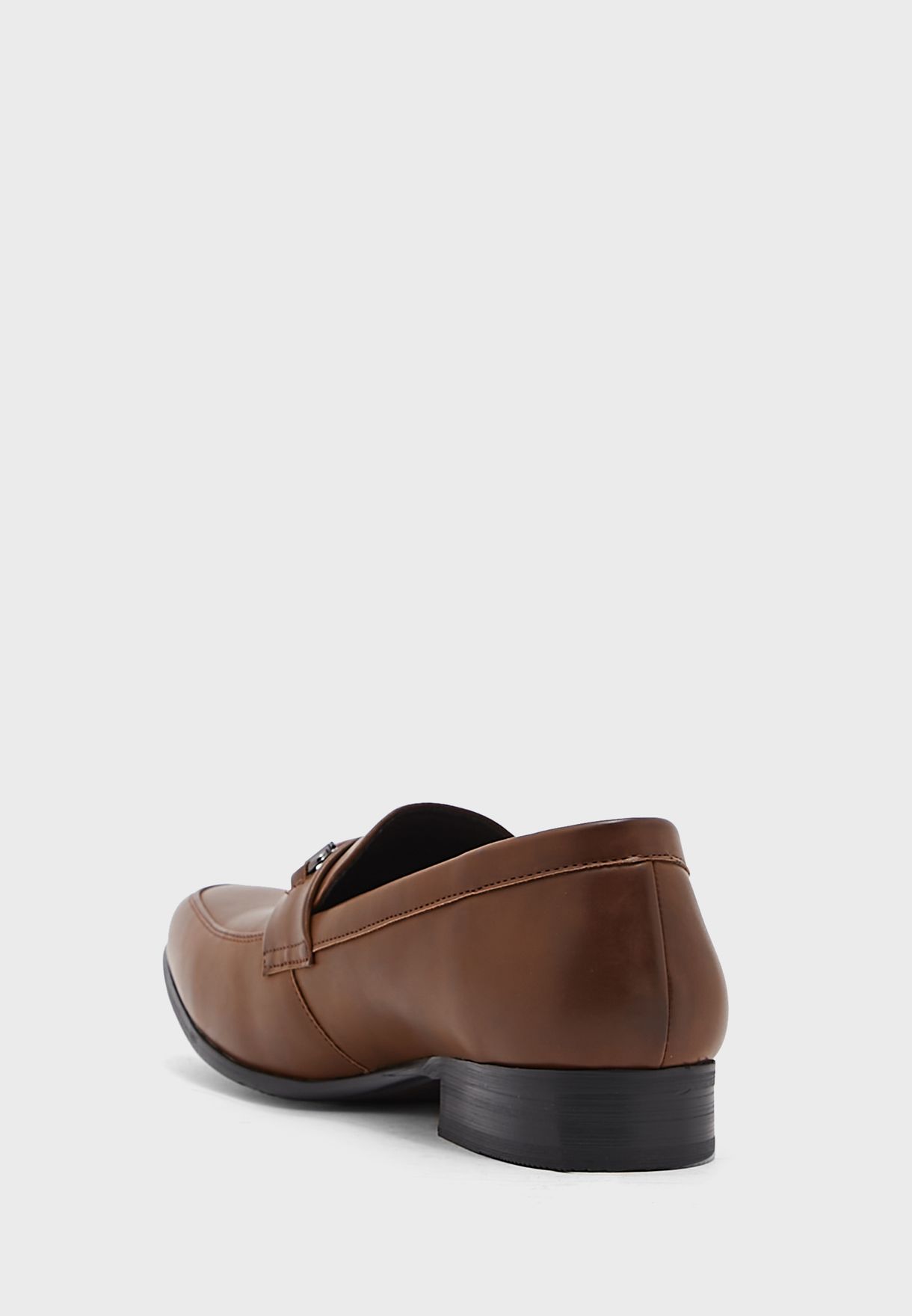 Classic Saddle With Metal Trim Formal Slip Ons