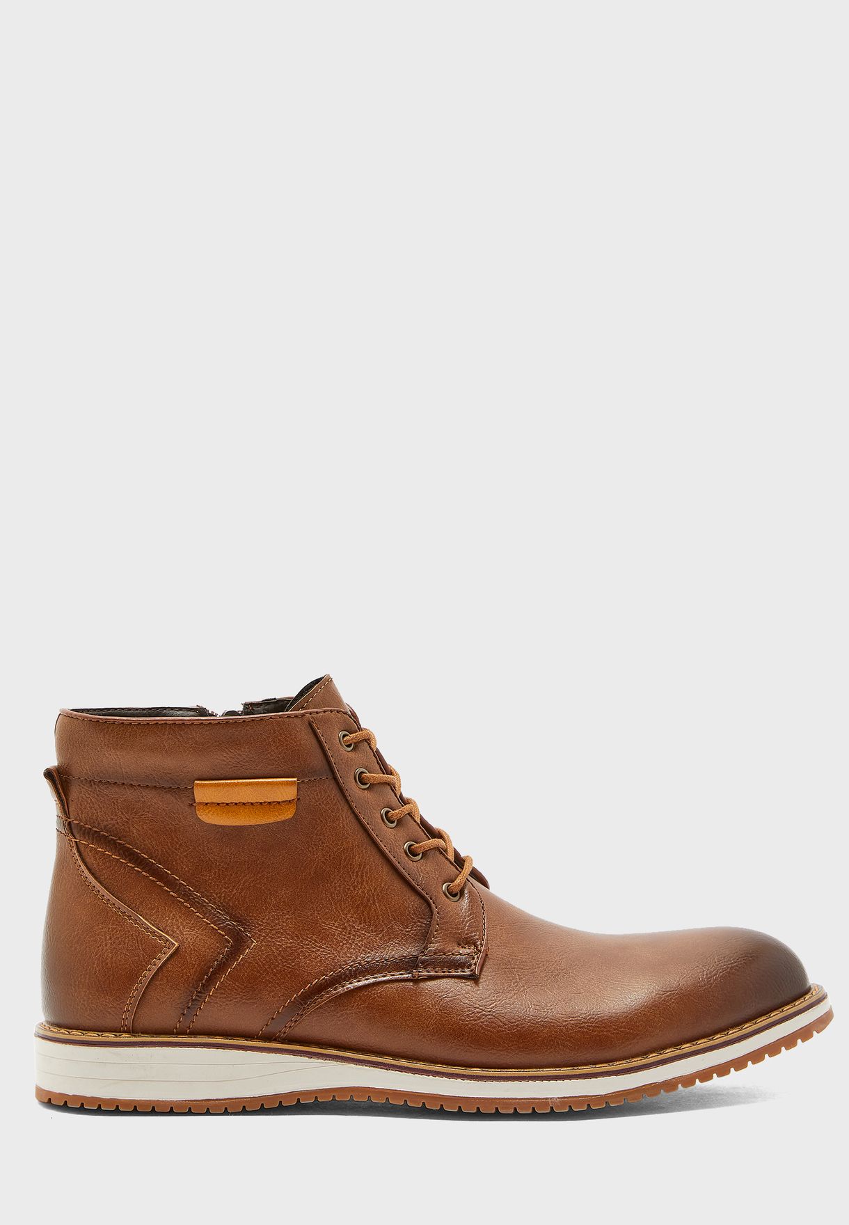 Buy Seventy five brown Casual Boots for 