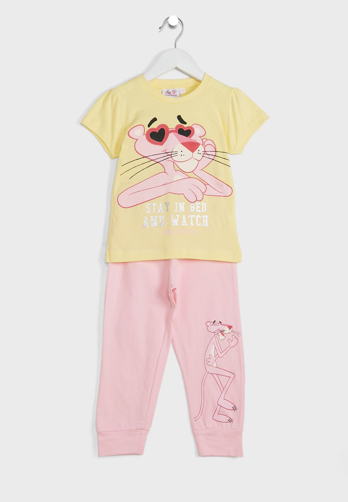 Kids Pink Panther Pyjama Set