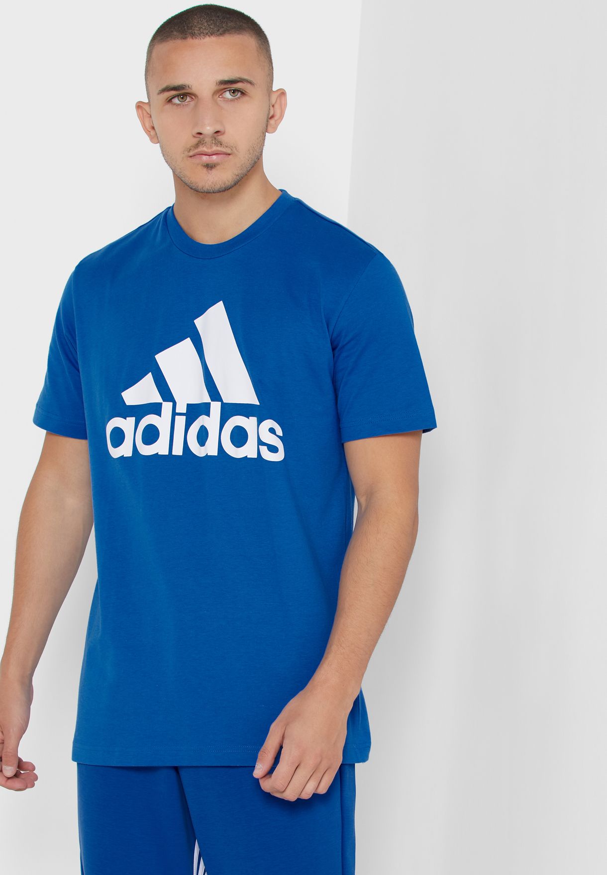 adidas blue shirt mens