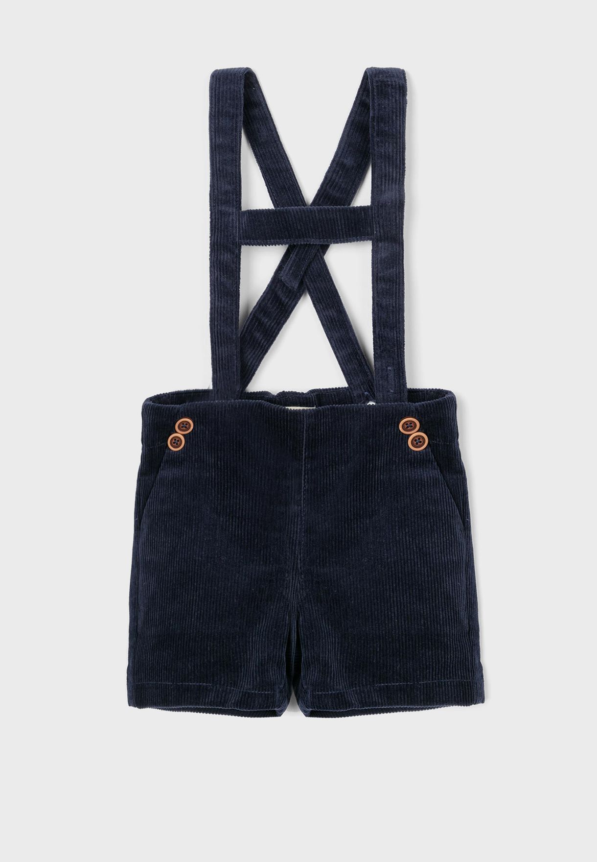 Infant Corduroy Shorts With Straps