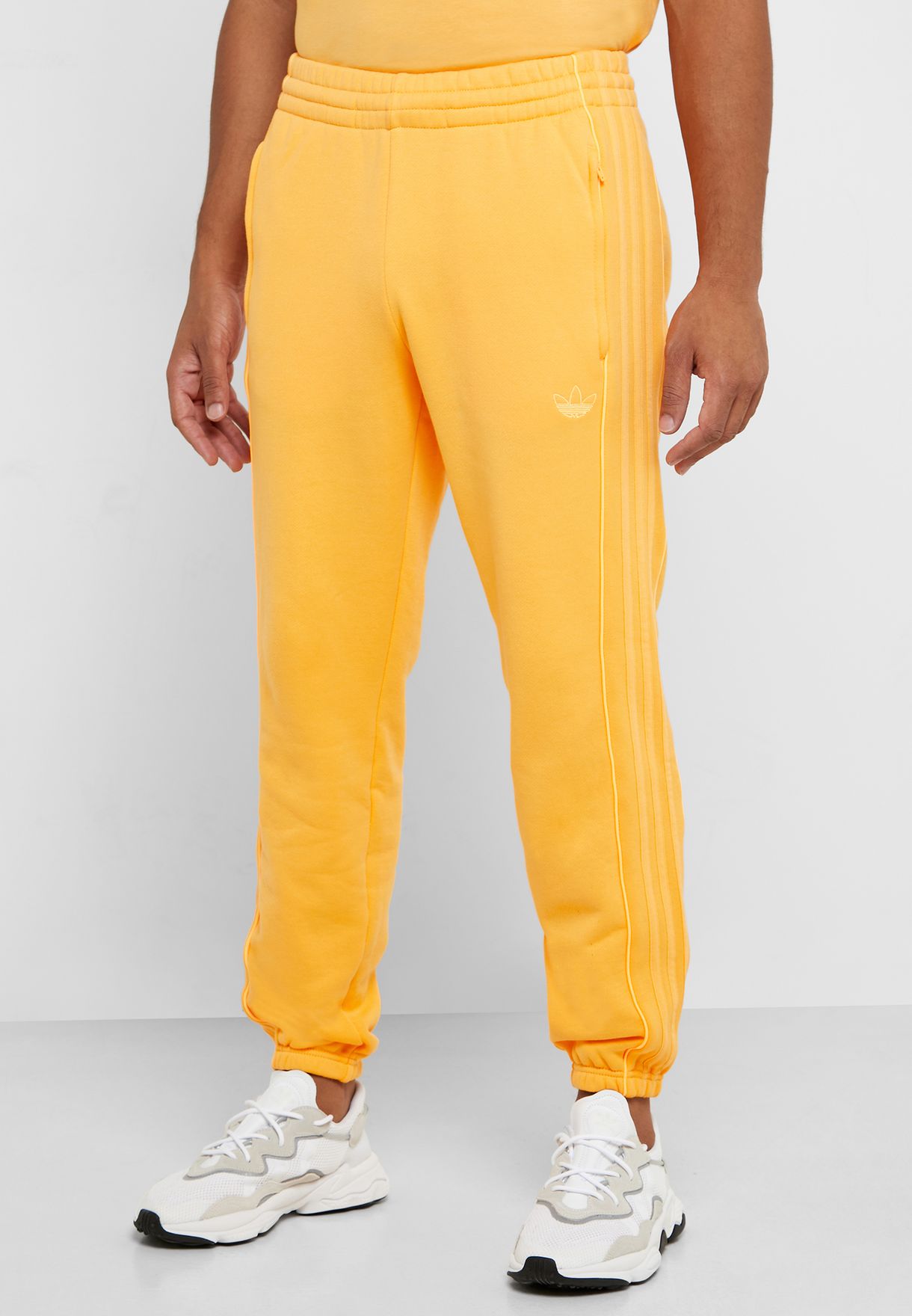 adidas orange sweatpants