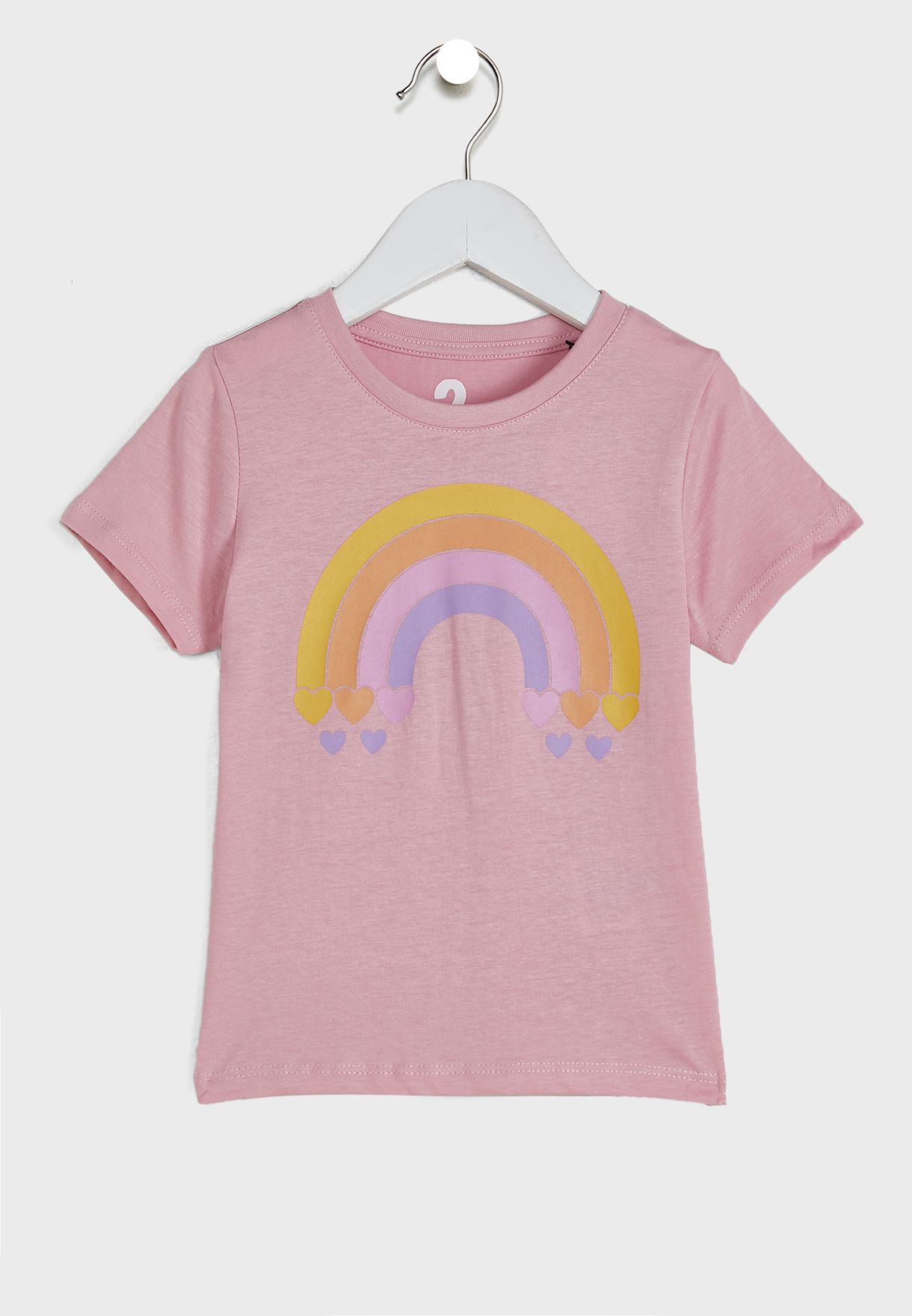 Kids Rainbow Crew Neck T-Shirt