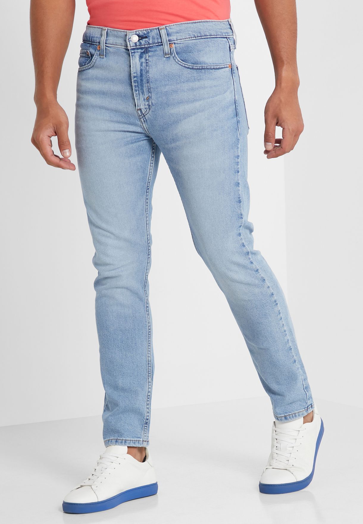 Buy Levis blue Light Wash Skinny Fit Jeans for Men in Dubai, Abu Dhabi