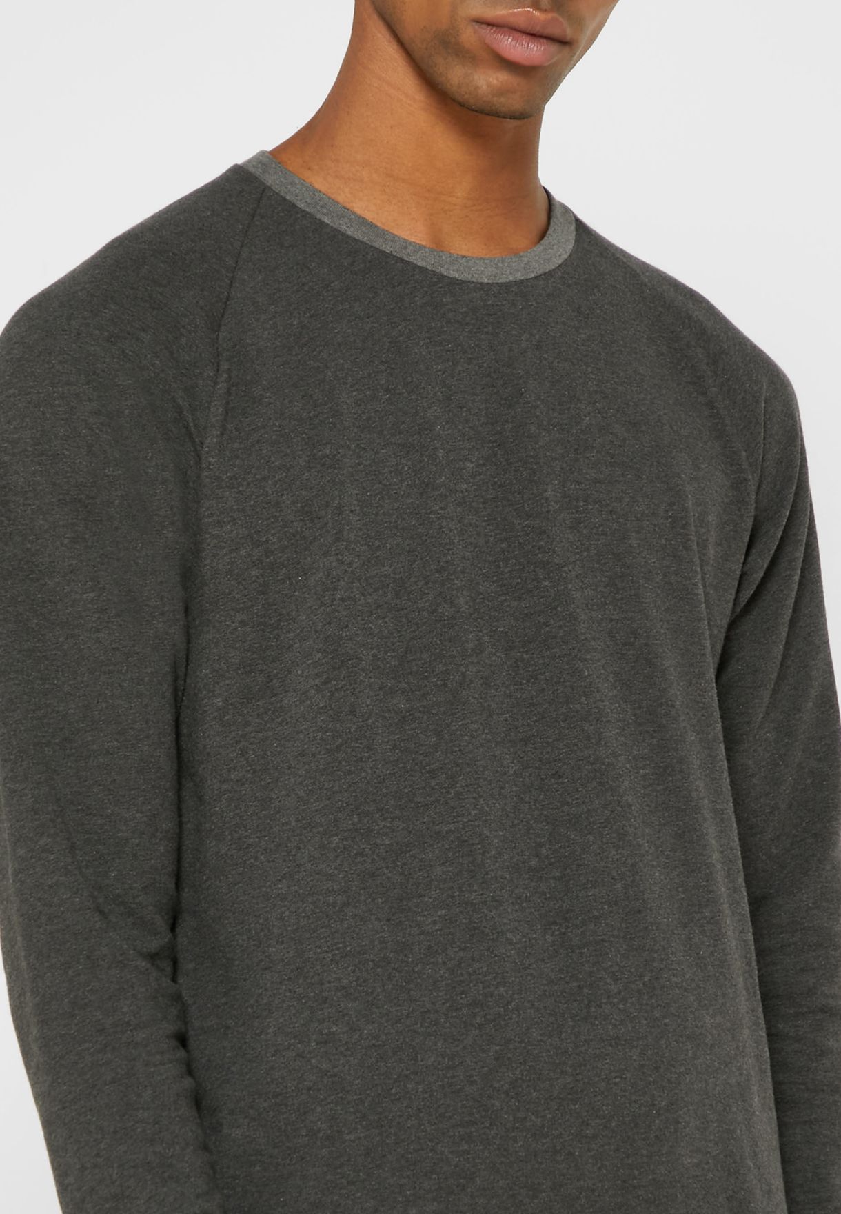Contrast Edge Sweatshirt