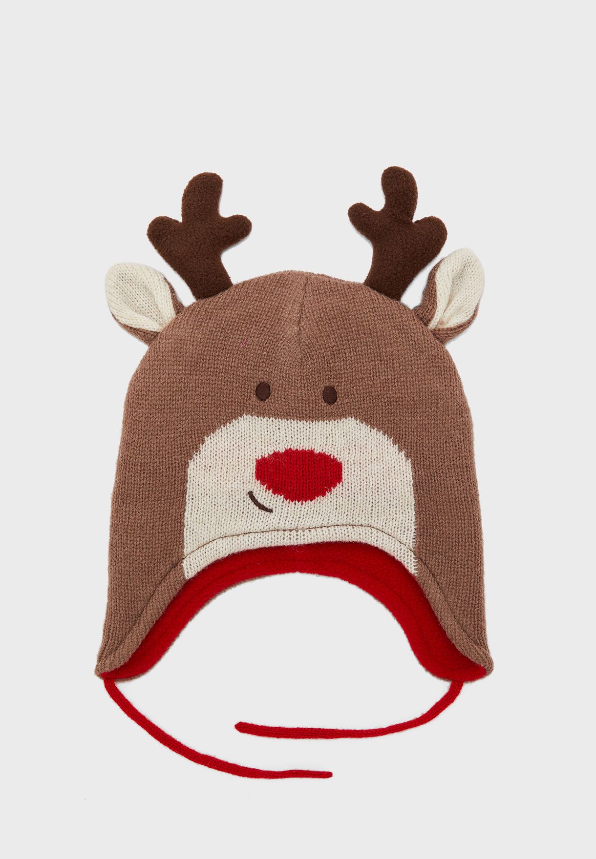 Buy Jojo Maman Bebe Brown Kids Reindeer Beanie For Kids In Mena Worldwide E1840