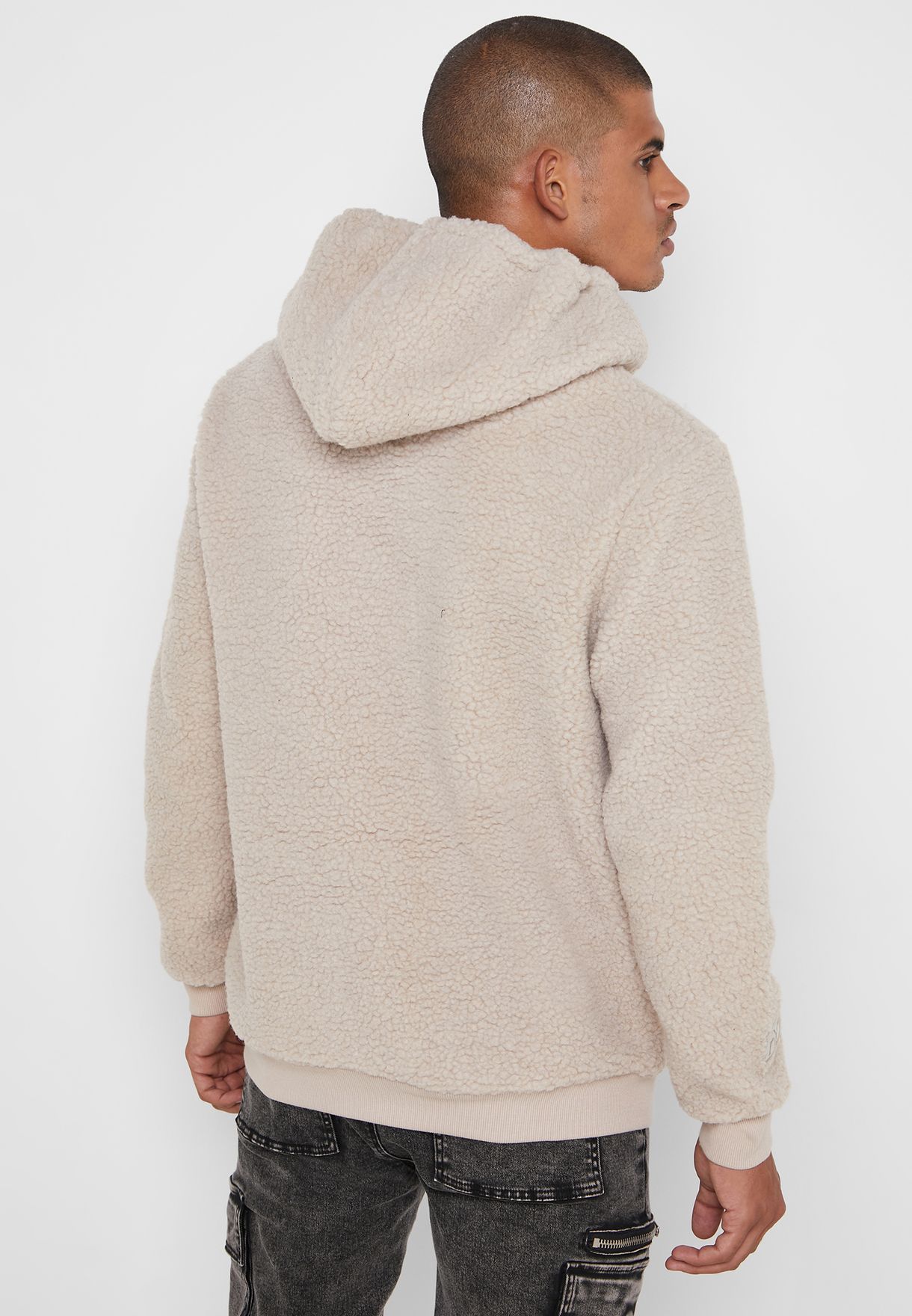 guess sherpa hoodie