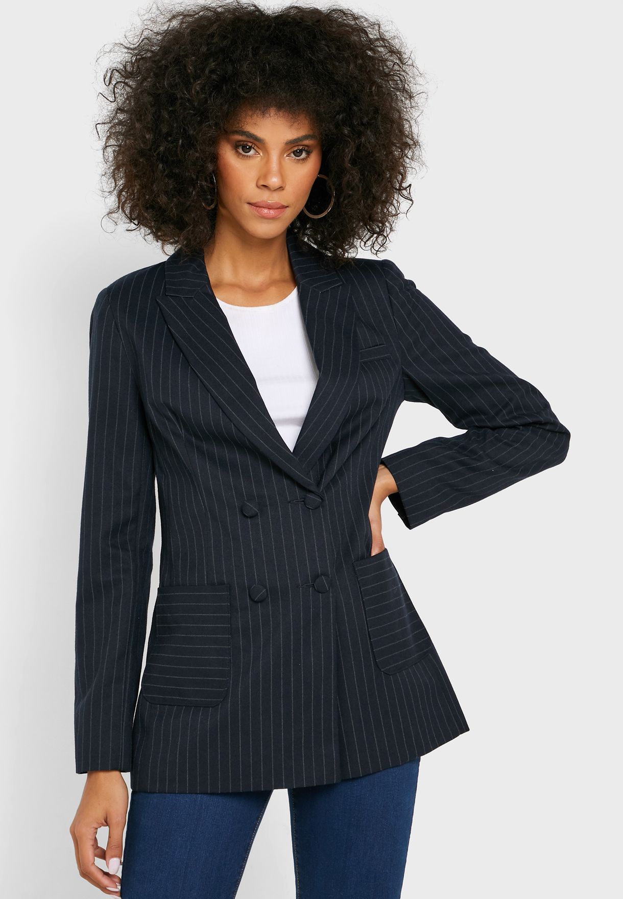 pinstripe jacket womens