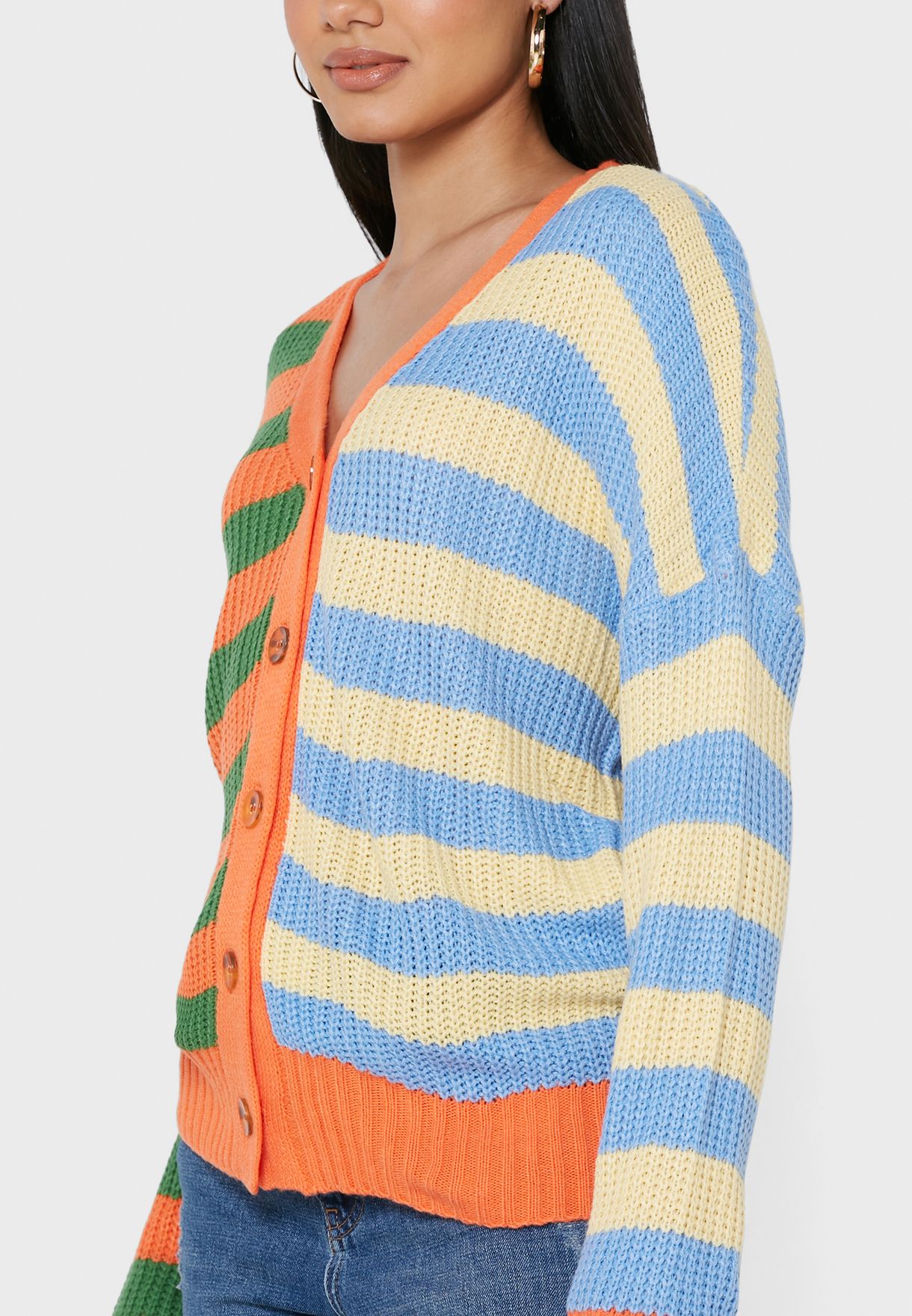 Striped Cardigan