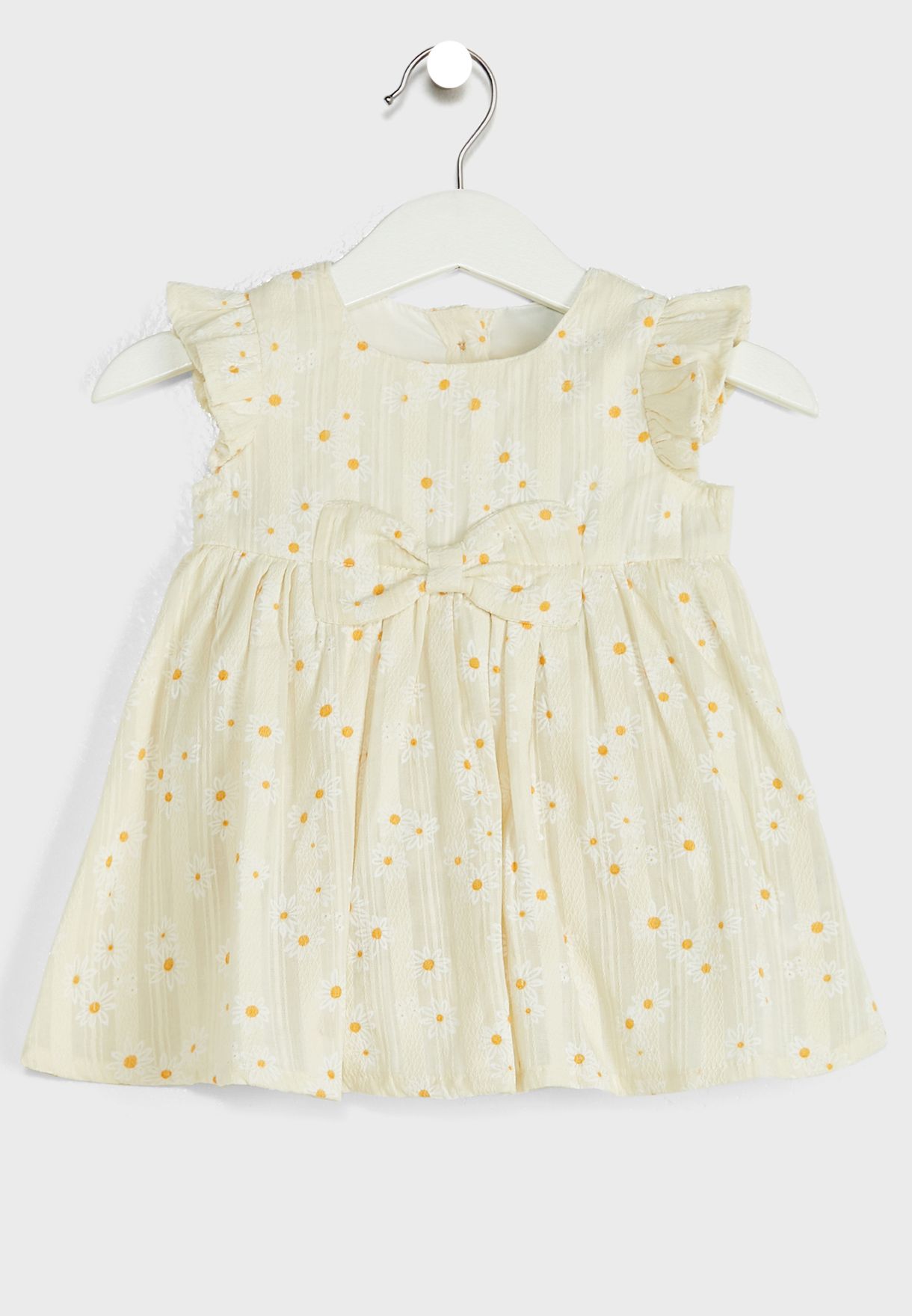 Infant Textured Floral Dress
