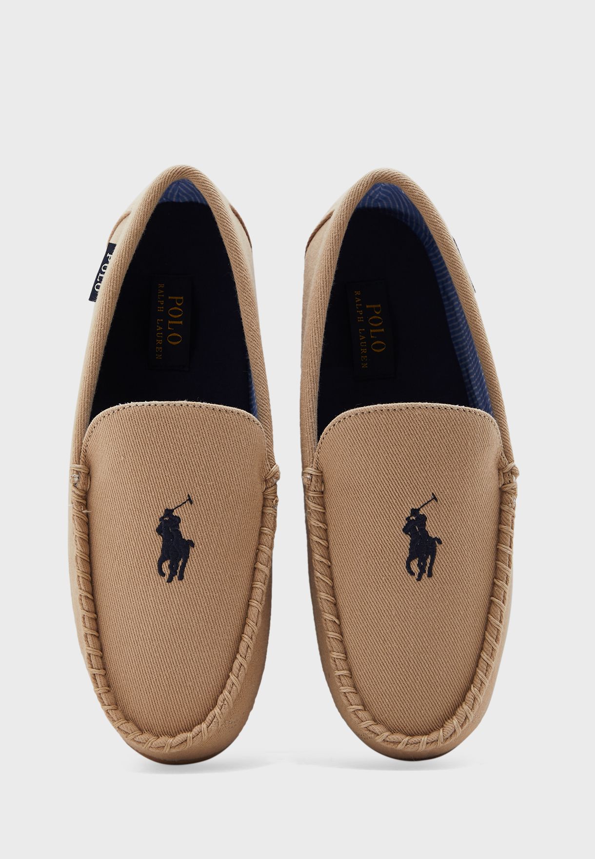 Buy Polo Ralph Lauren beige Declan Loafers for Men in Dubai, Abu Dhabi