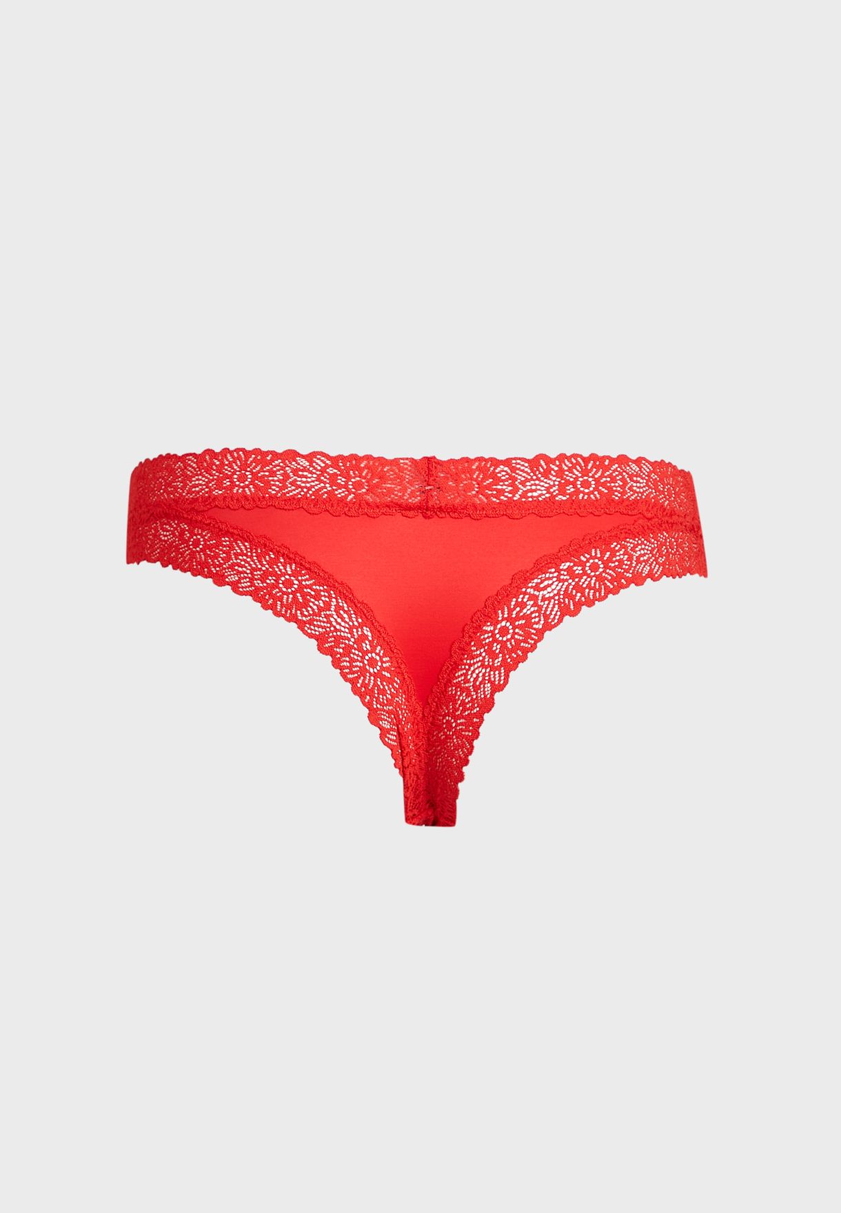 Buy Aerie red High Leg Thong for Women in Dubai, Abu Dhabi