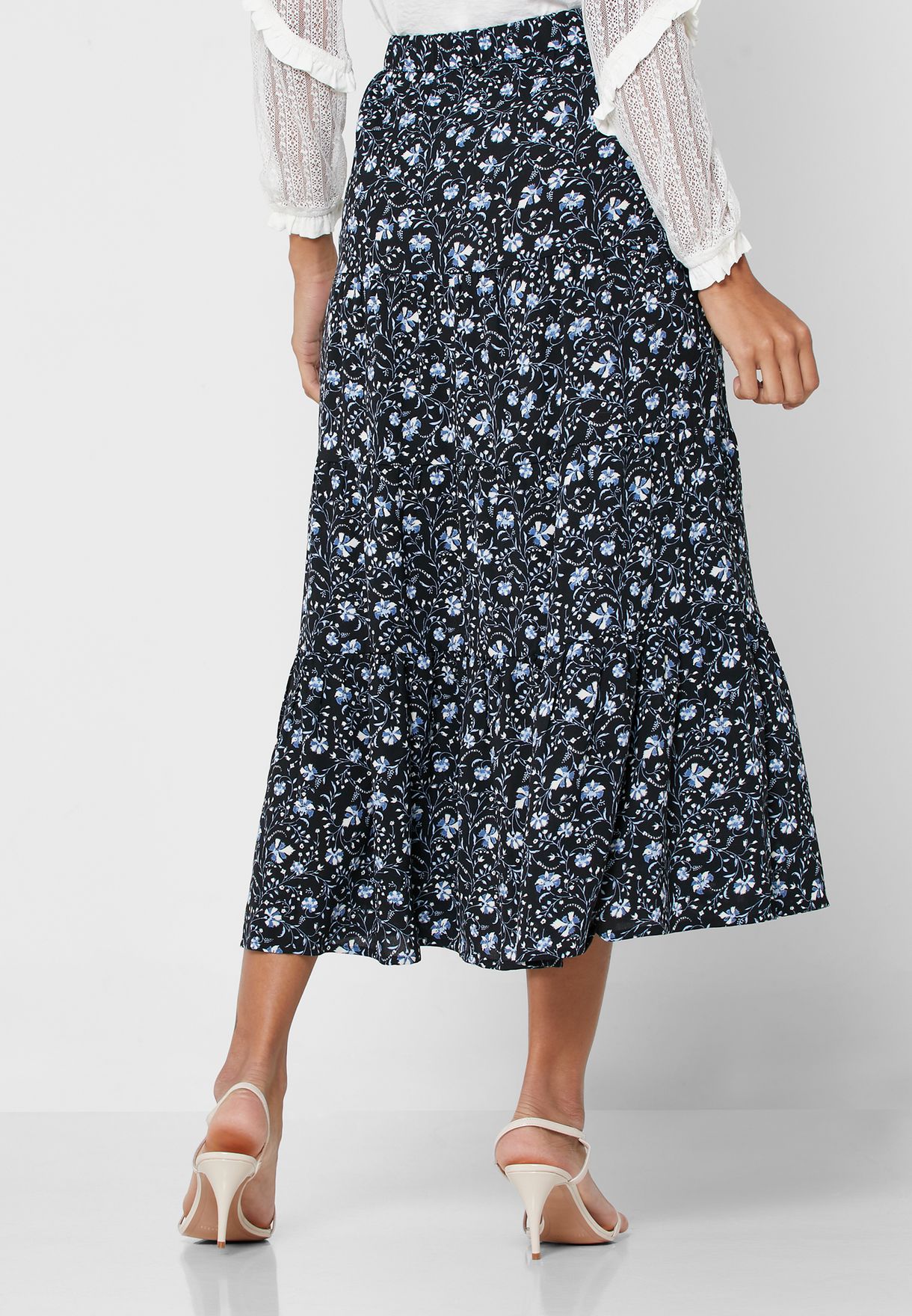 Maxi Printed Skirt