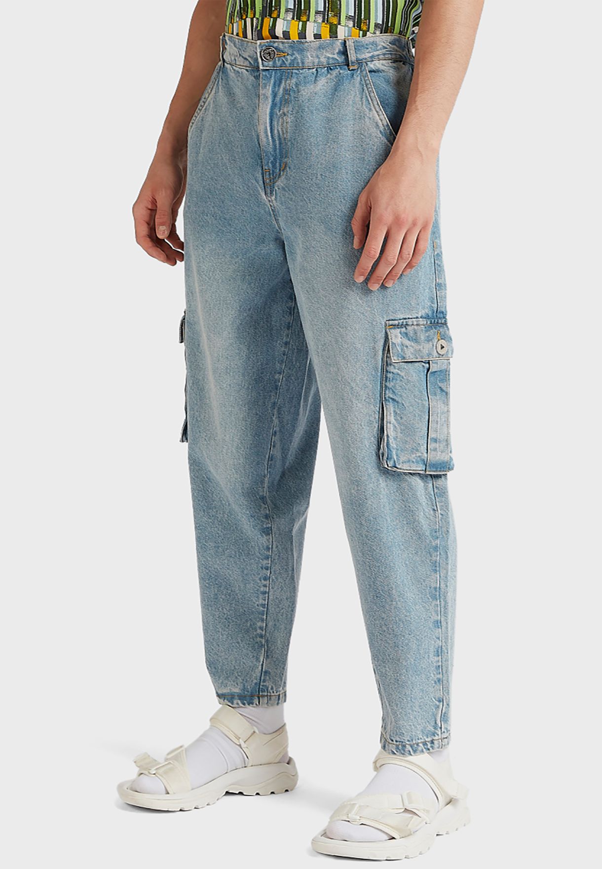 Light Wash Relaxed Fit Jeans