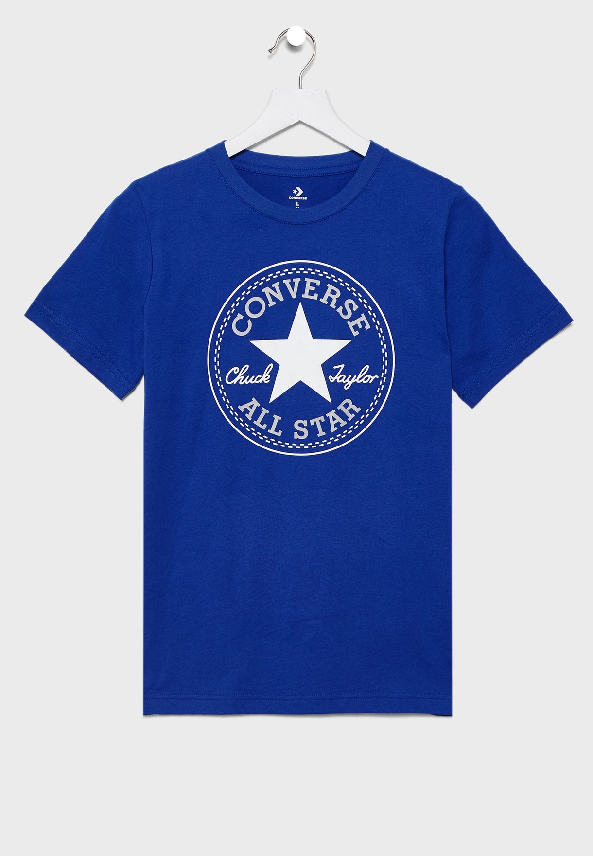 Buy Converse blue Youth Chuck Patch T-Shirt for Kids in Muscat, Salalah