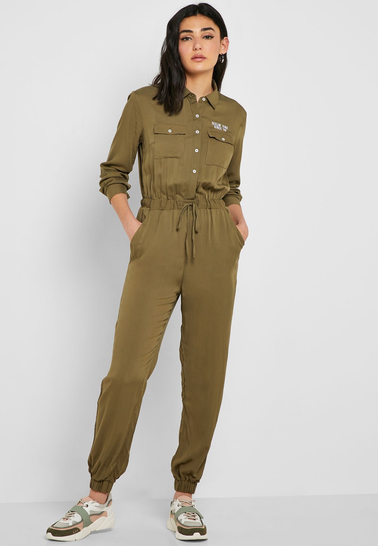 green boiler suit womens