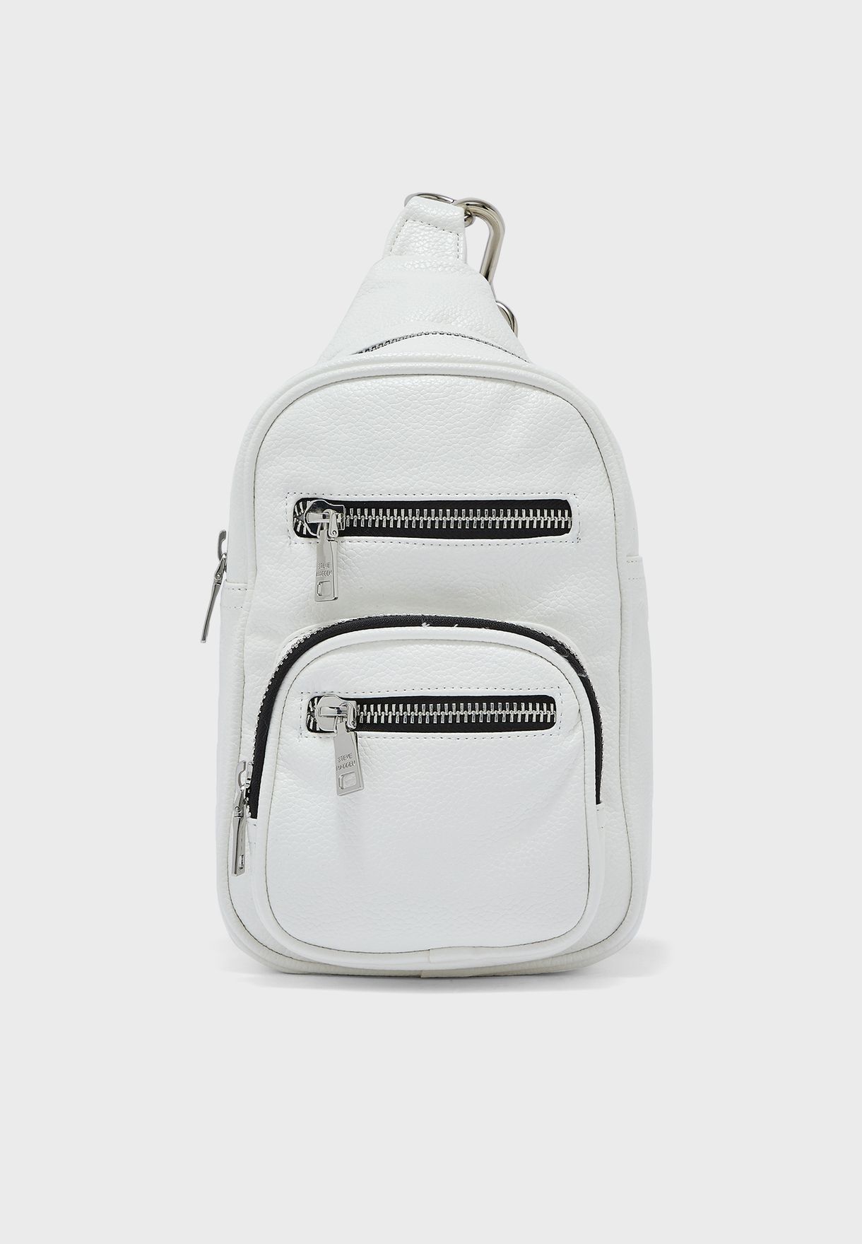 white steve madden backpack