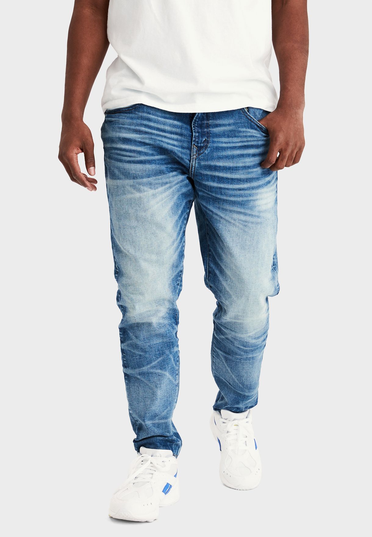 Buy American Eagle blue Mid Wash Slim Fit Jeans for Men in Muscat, Salalah