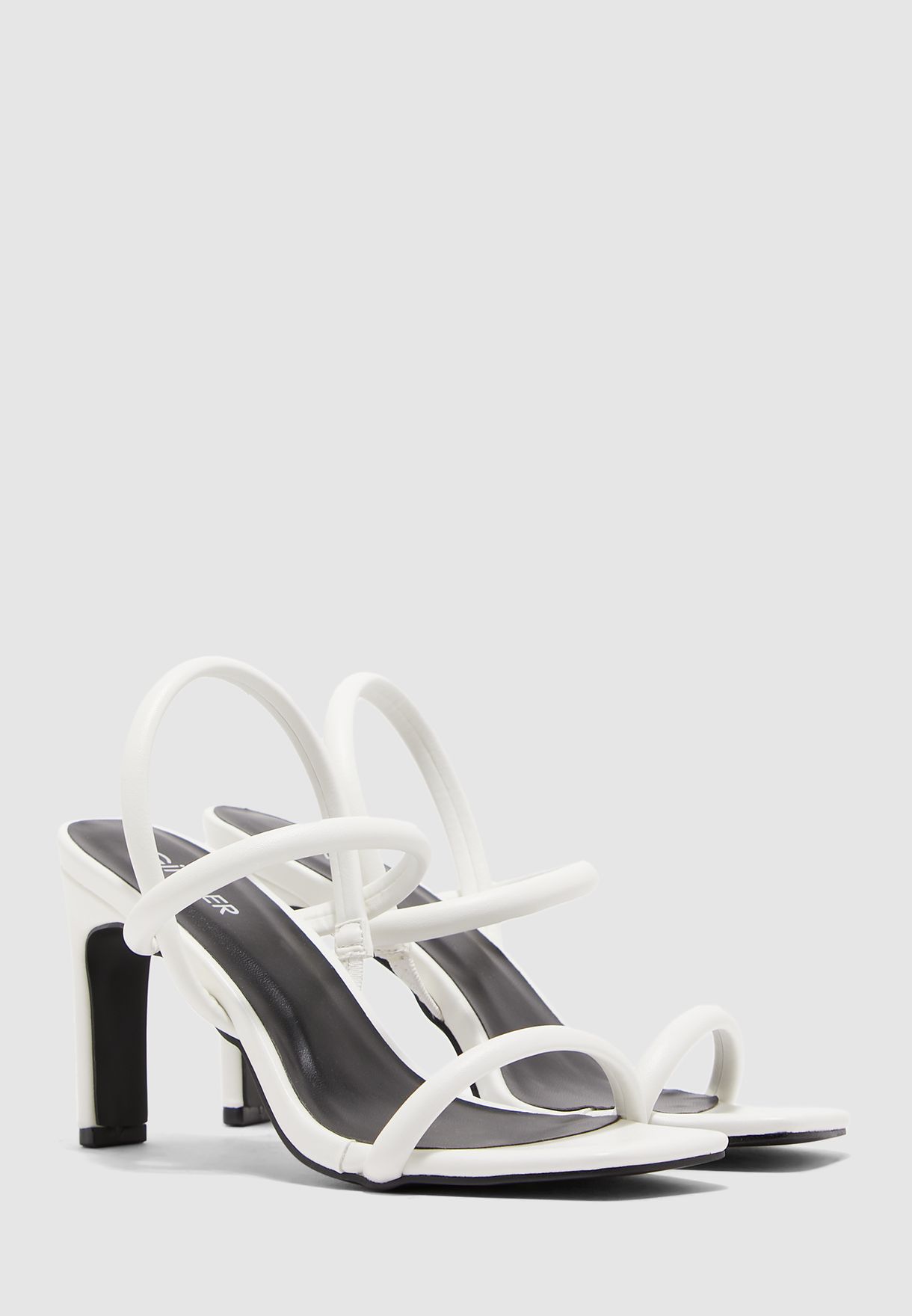 Mid Heel Barely There Sandal