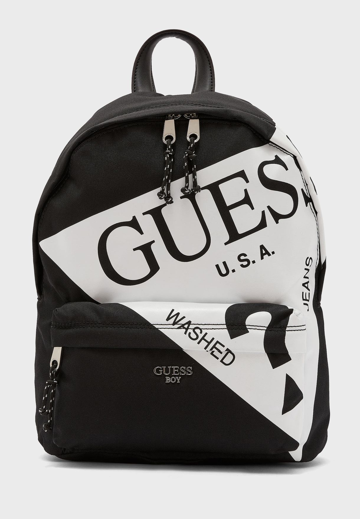 guess blue shoulder bag