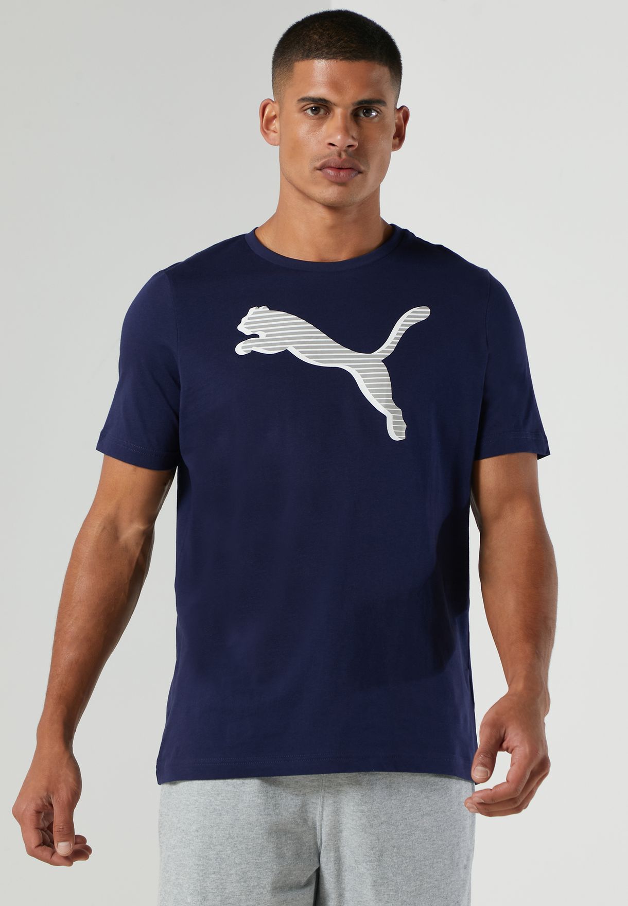 puma navy t shirt