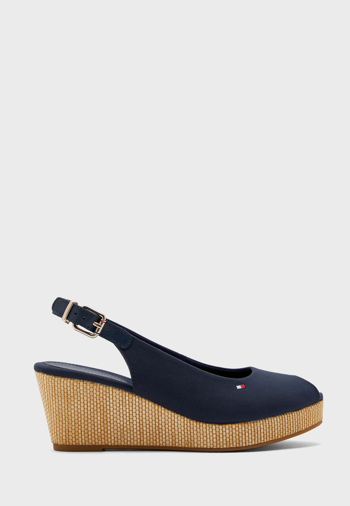 Iconic Elba Sling Back Wedge Pump