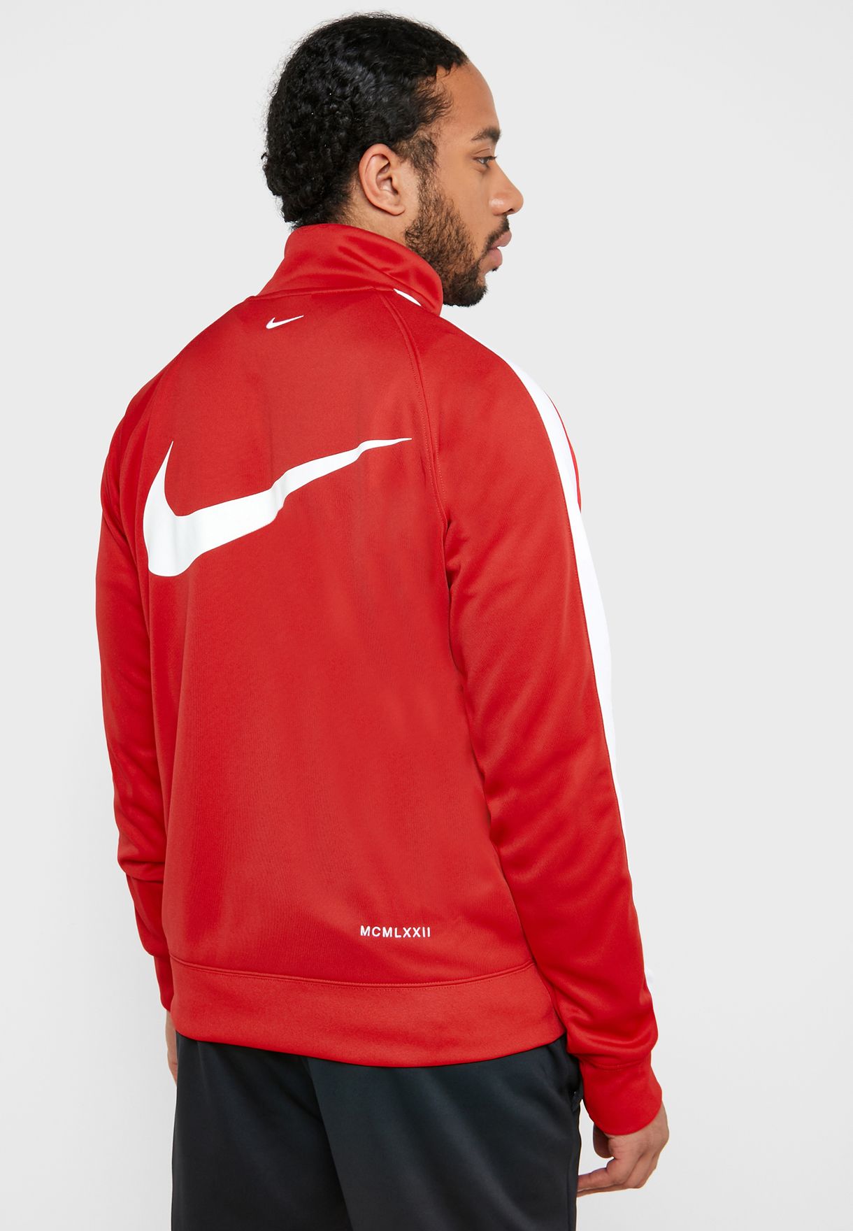 nike swoosh red jacket