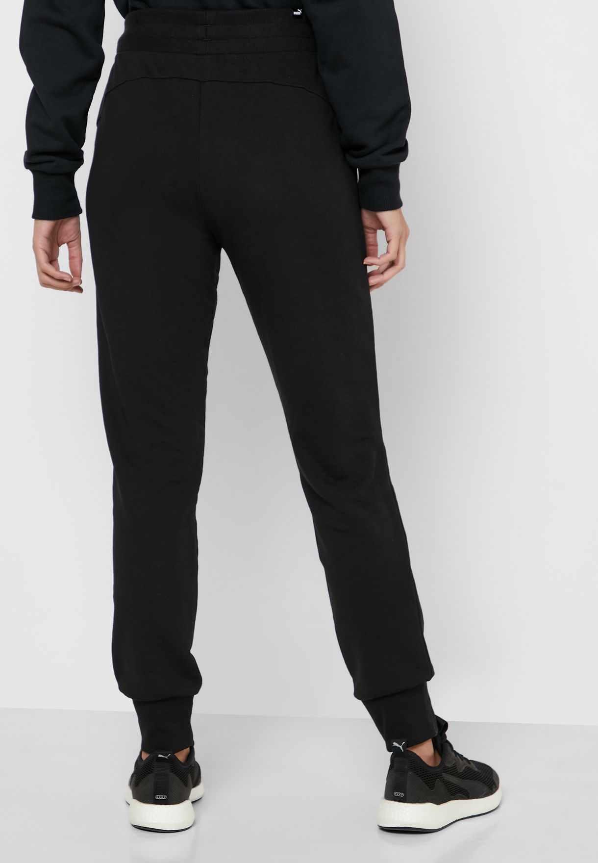 womens black puma sweatpants