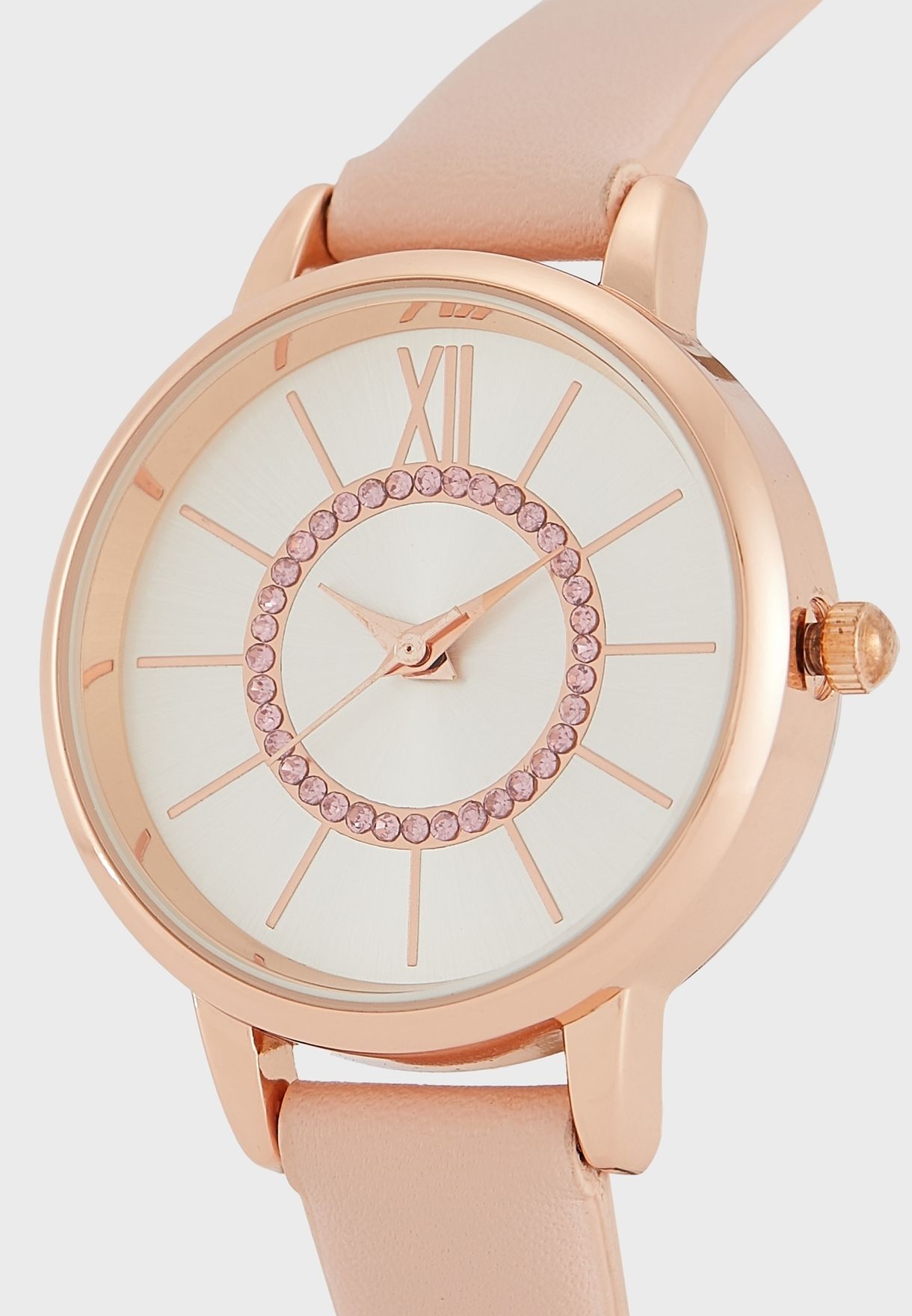 Stone Dial Strap Watch