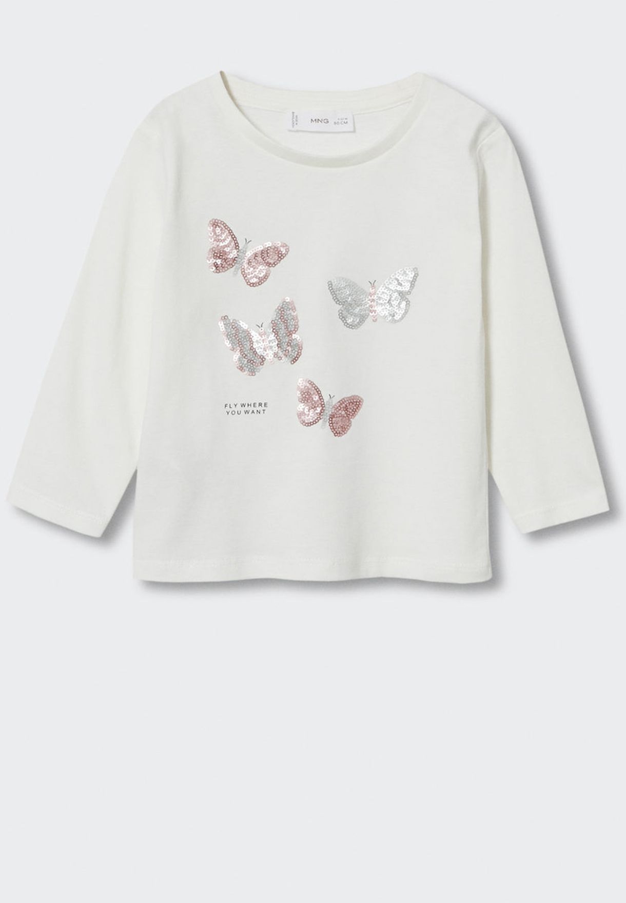 Infant Butterfly Print T-Shirt