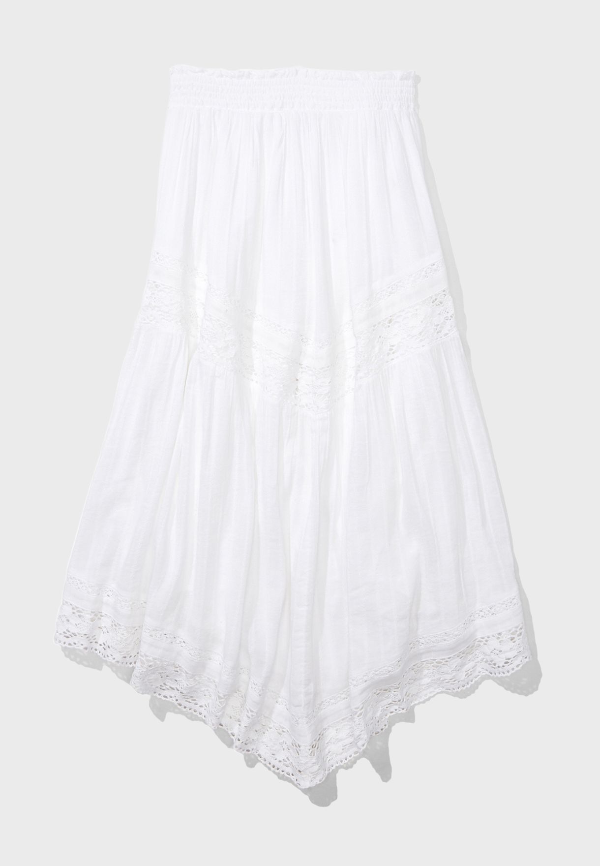 Buy American Eagle white Tiered Skirts for Women in Dubai, Abu Dhabi