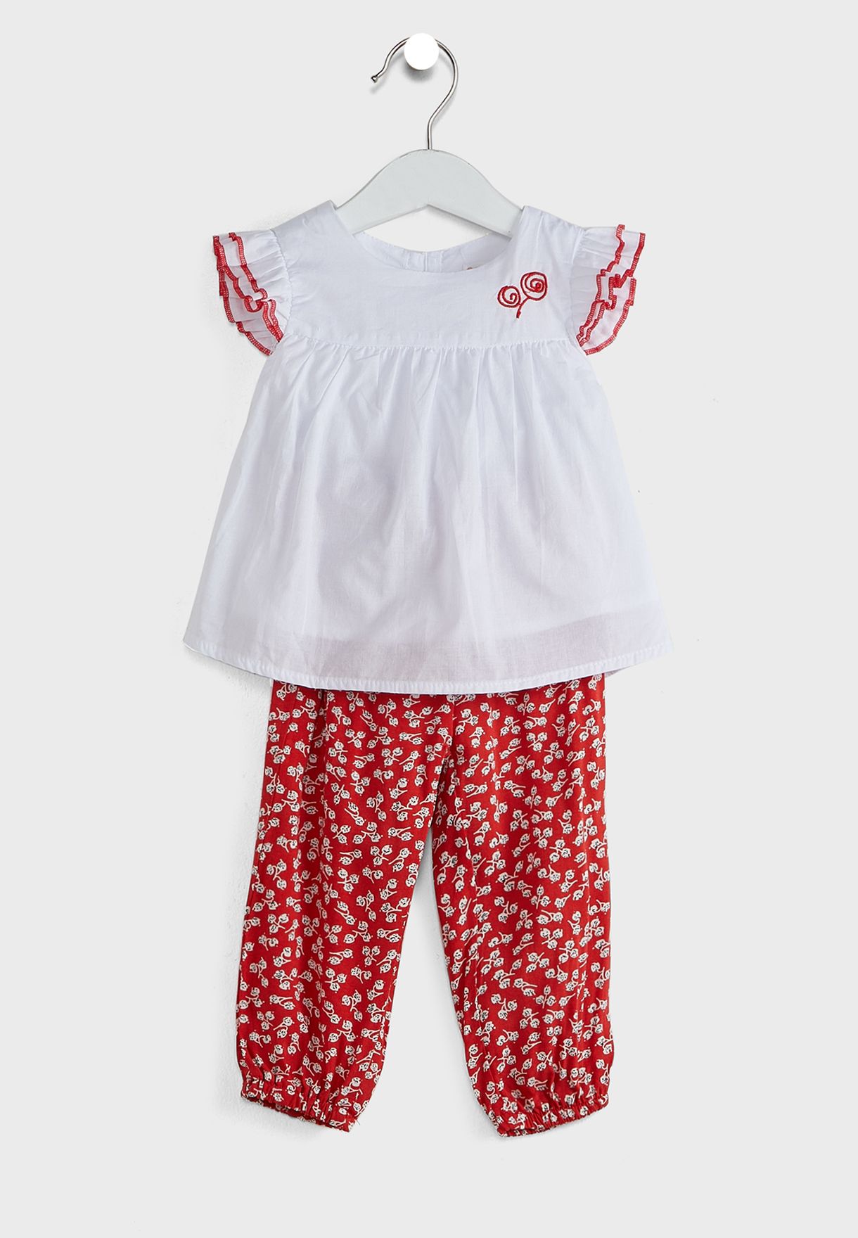 Infant Graphic Dress + Sweatpants Set