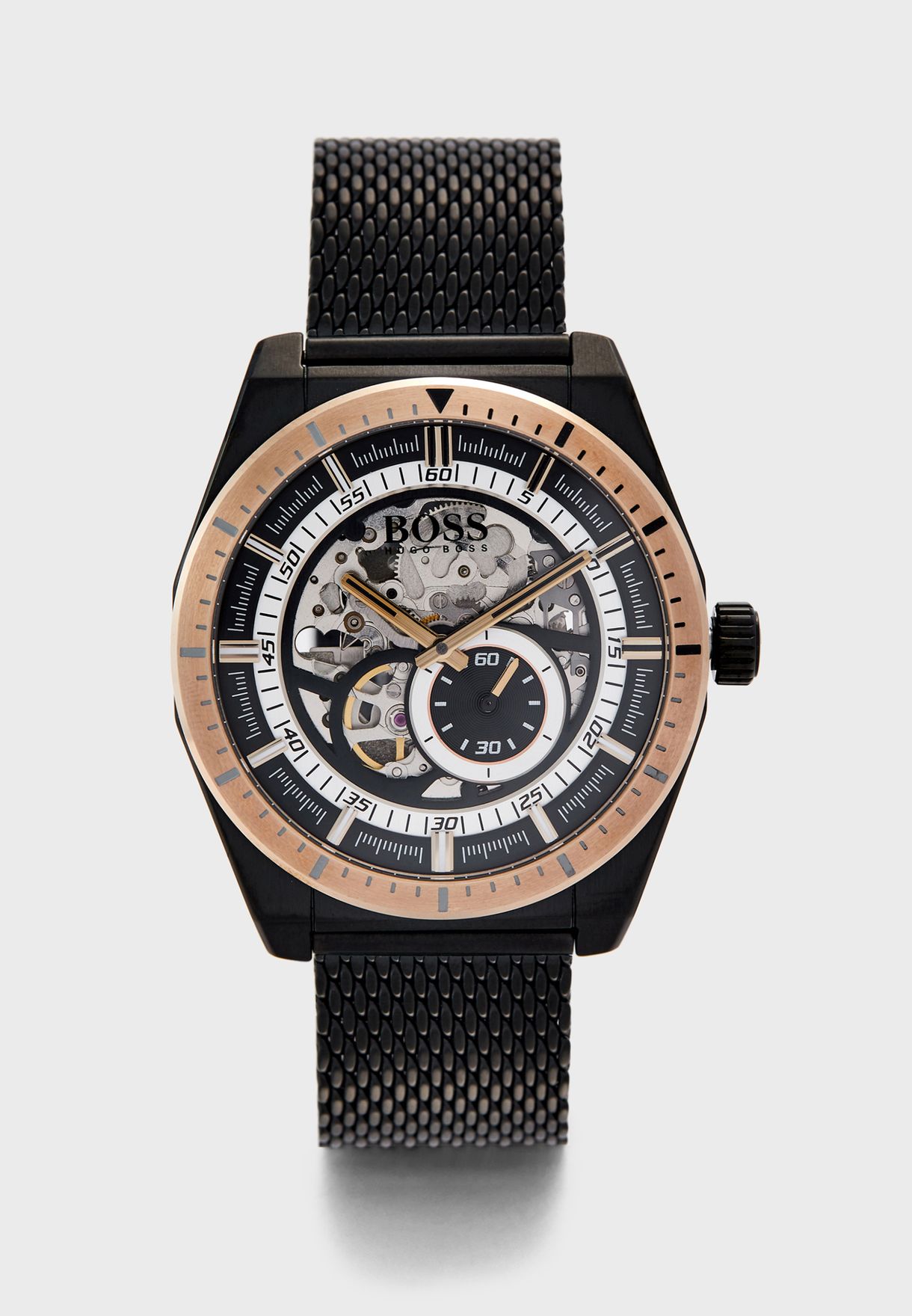 Buy Hugo Boss black Skeleton Chronograph Analog Watch for Men in MENA,  Worldwide | 1513655- C