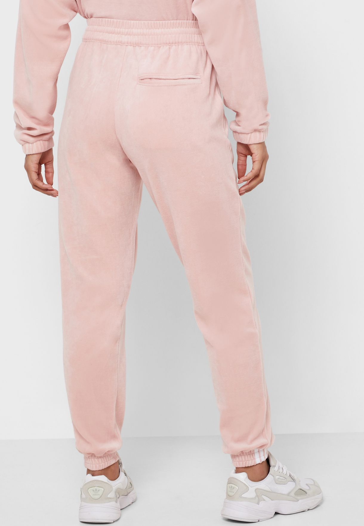 peach adidas sweatpants