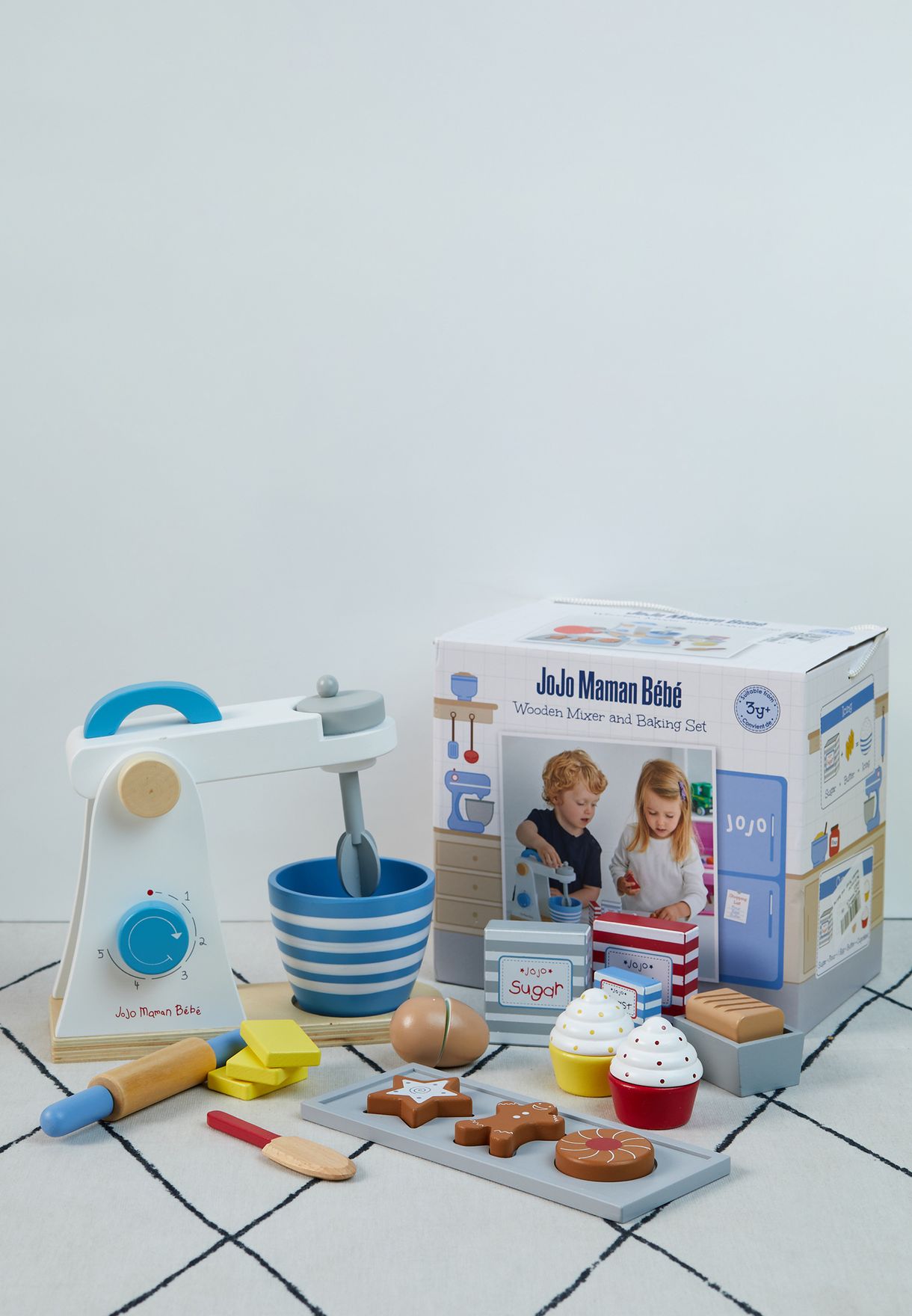 Wooden Mixer and Baking Set