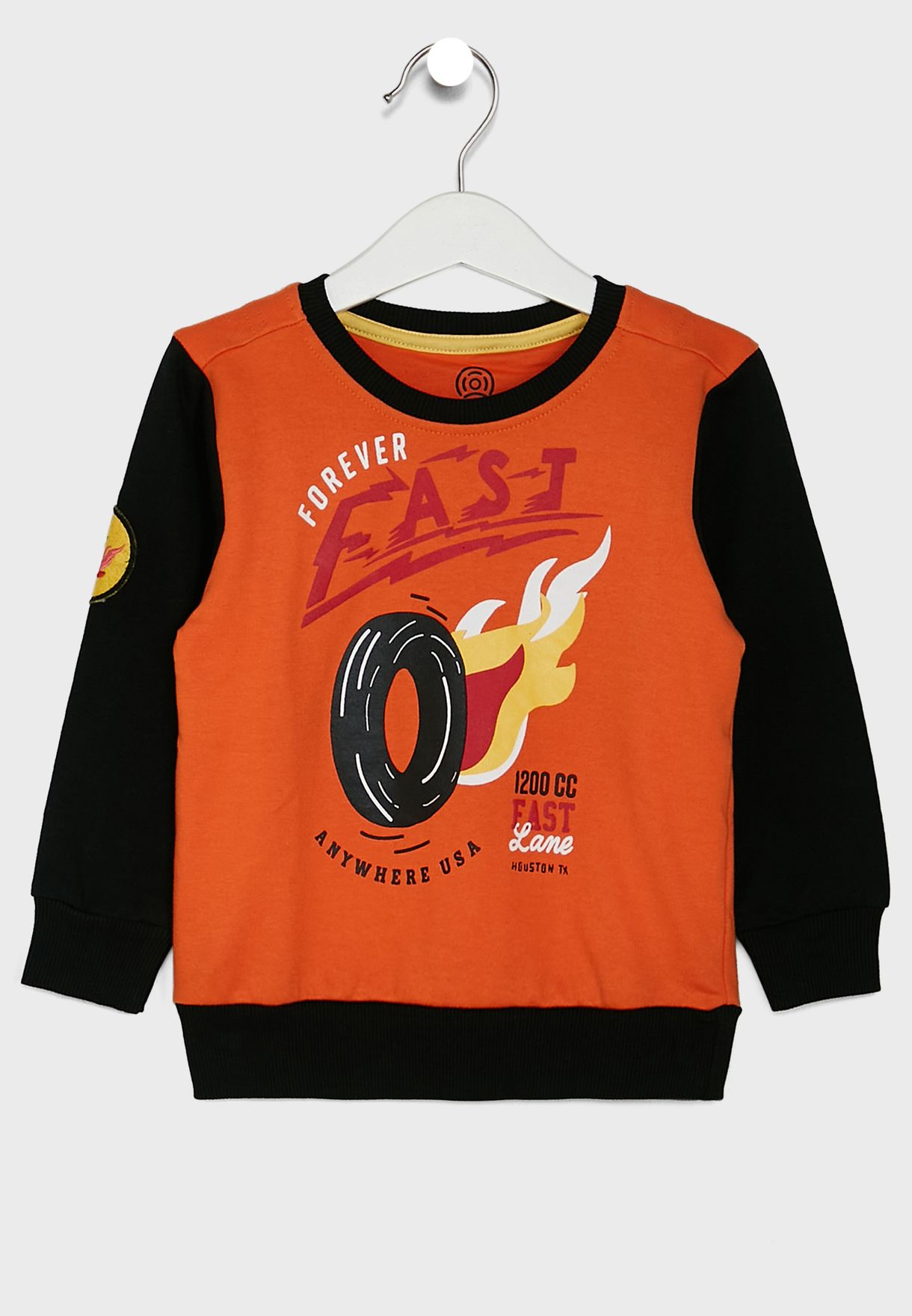 Printed Slogan Sweatshirt