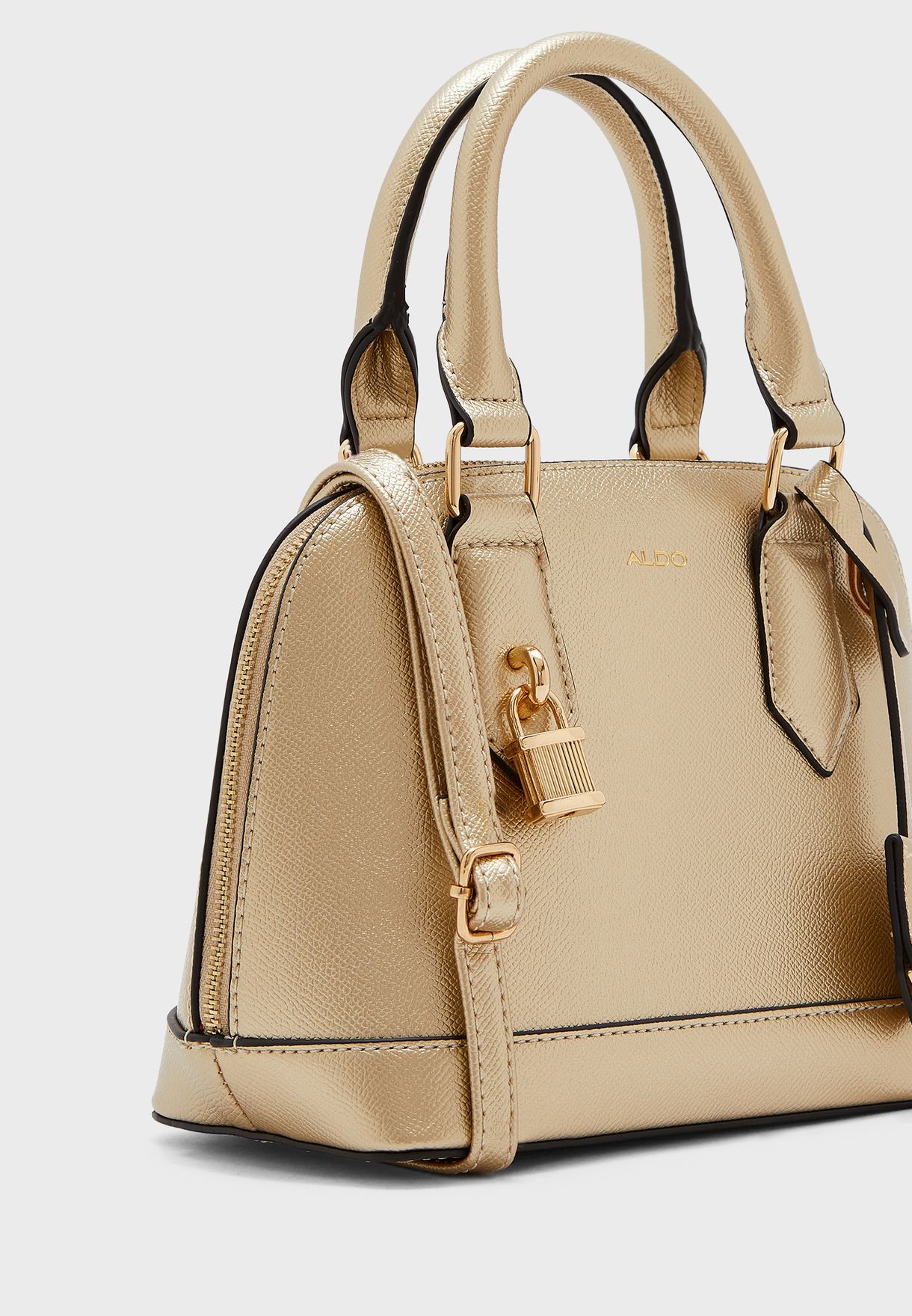 aldo gold bag