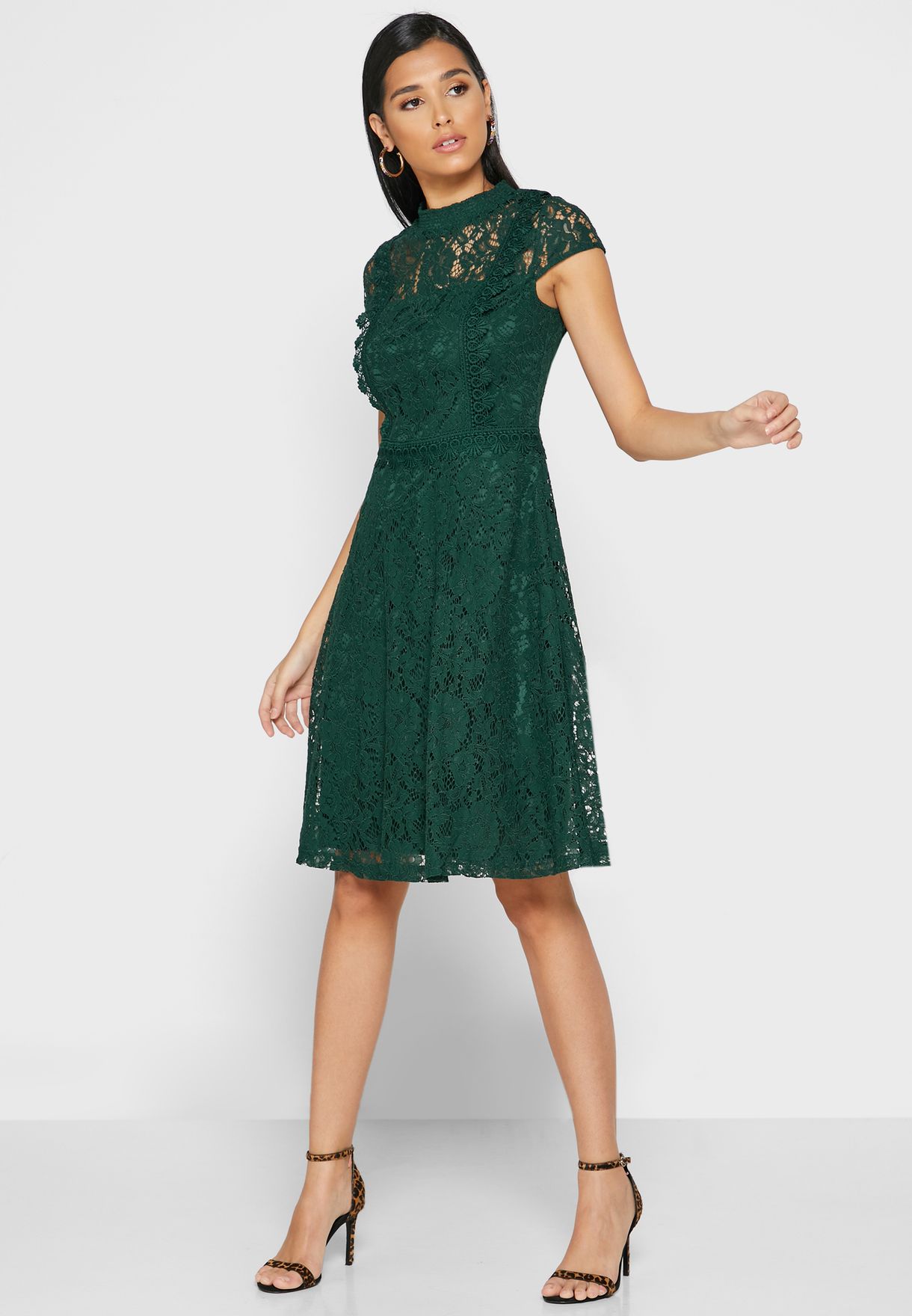 cath kidston green lace dress