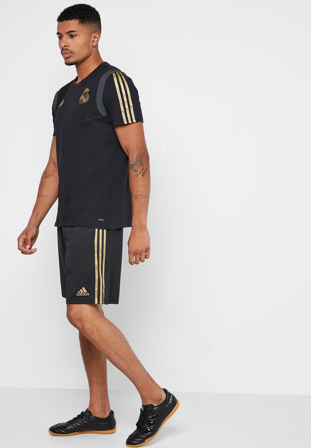 black real madrid shorts