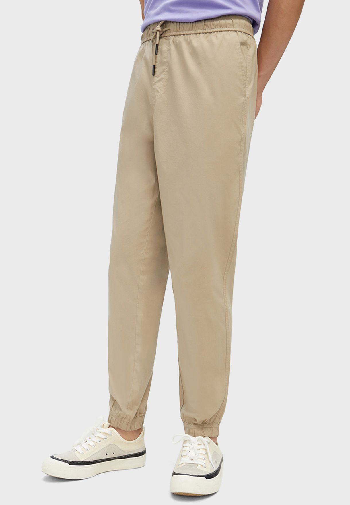 Buy Semir beige Casual Plain Sweatpants for Men in Manama, Riffa