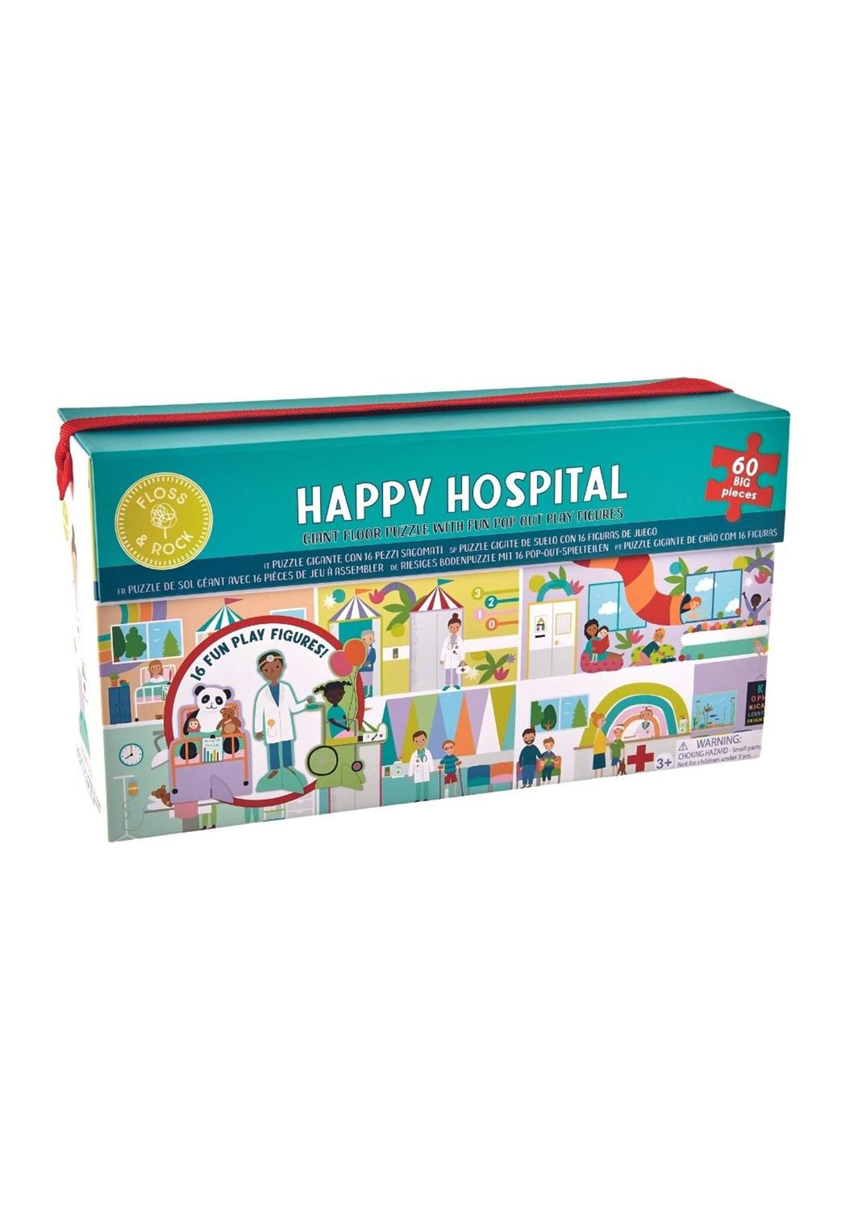 60 Piece Happy Hospital Pop Up Floor Puzzle