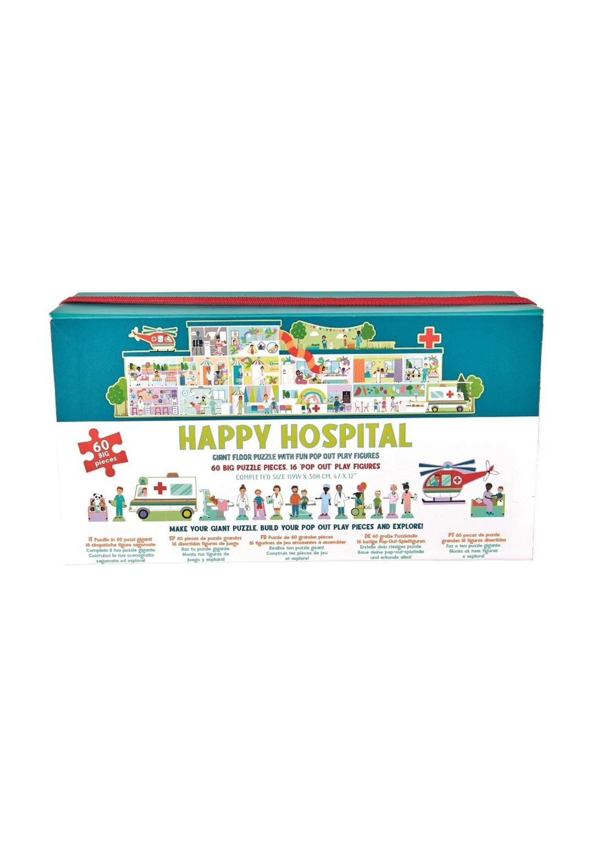 60 Piece Happy Hospital Pop Up Floor Puzzle