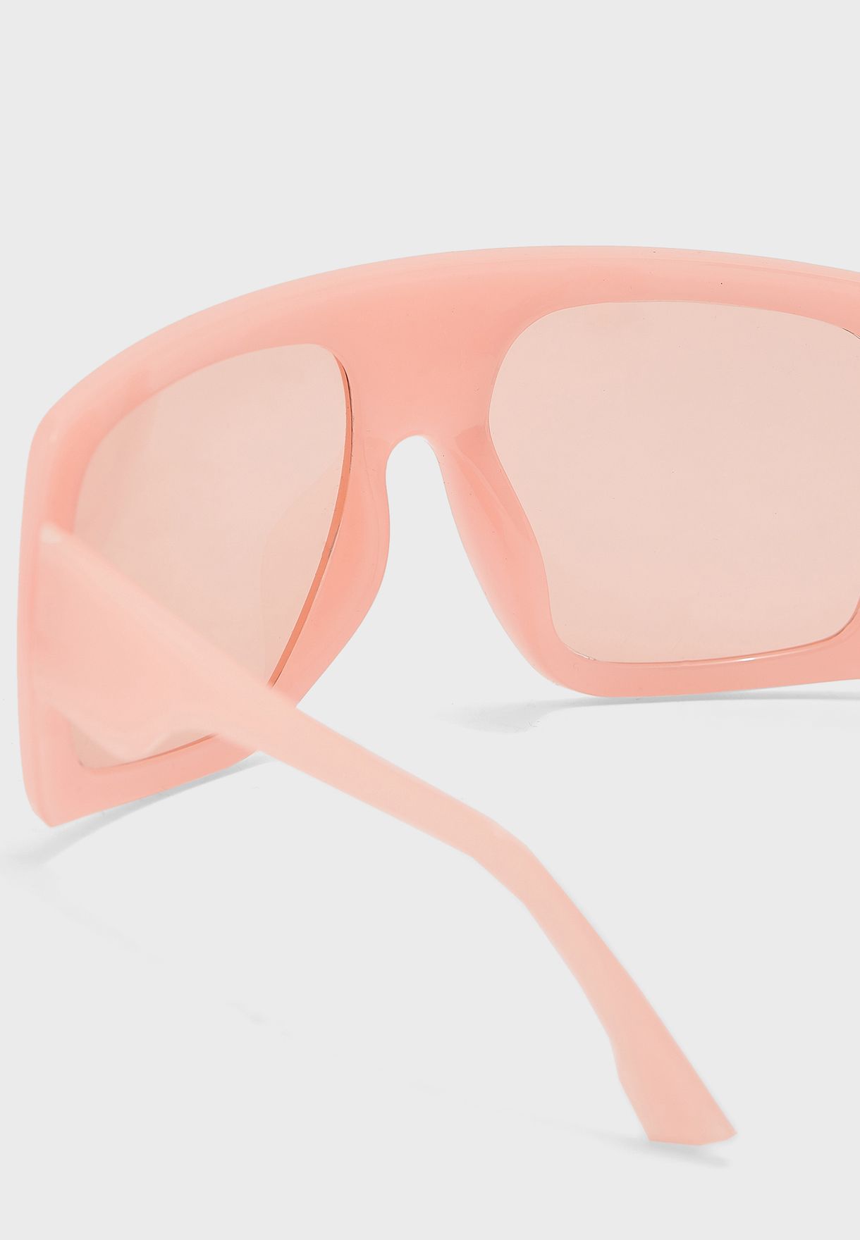 Oversized D Frame Aviator Sunglasses