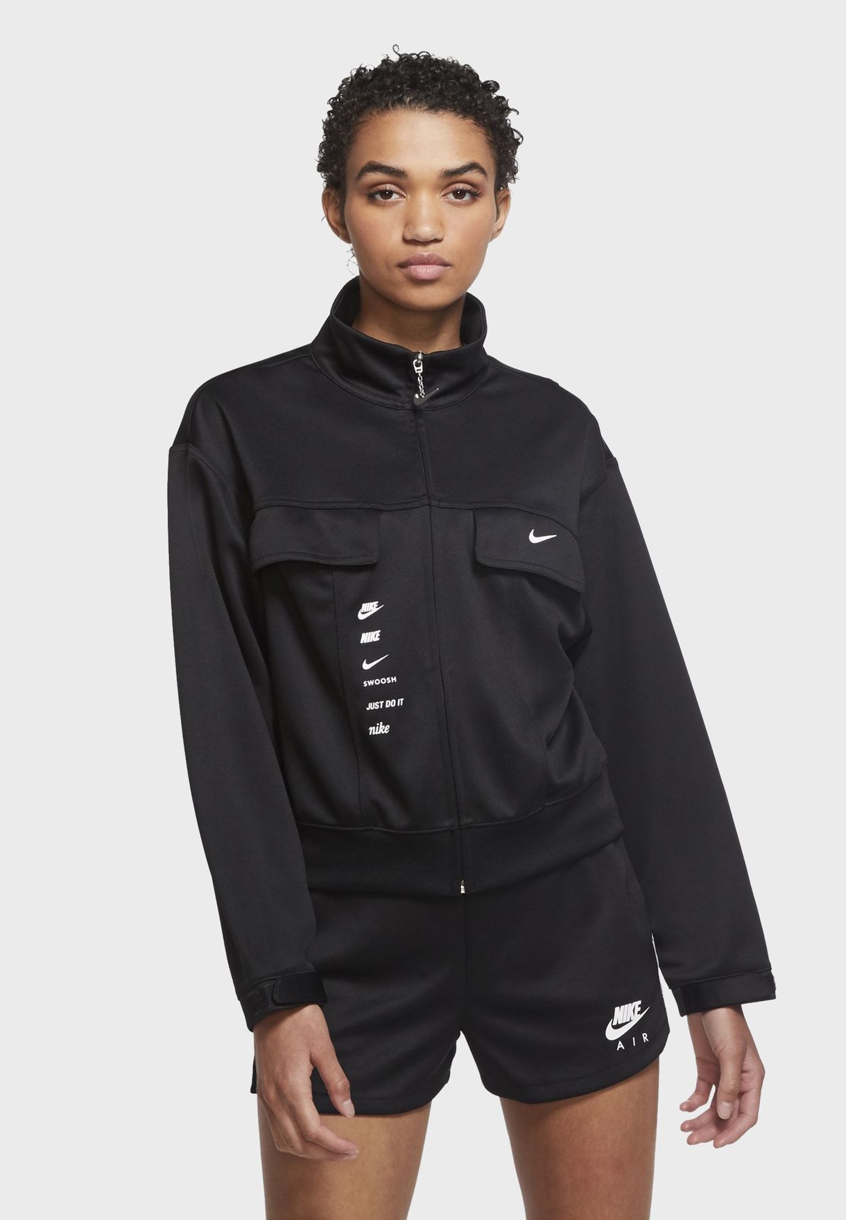 Buy Nike black NSW Swoosh Jacket for 