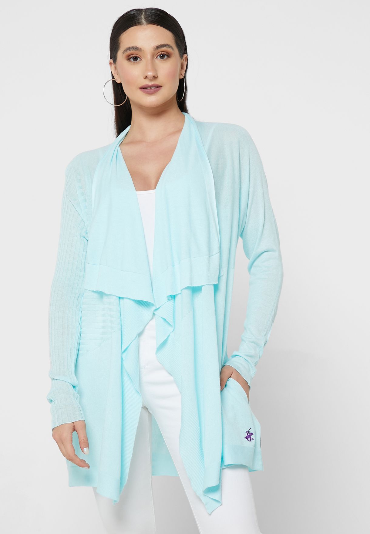 Ribbed Detail Cardigan