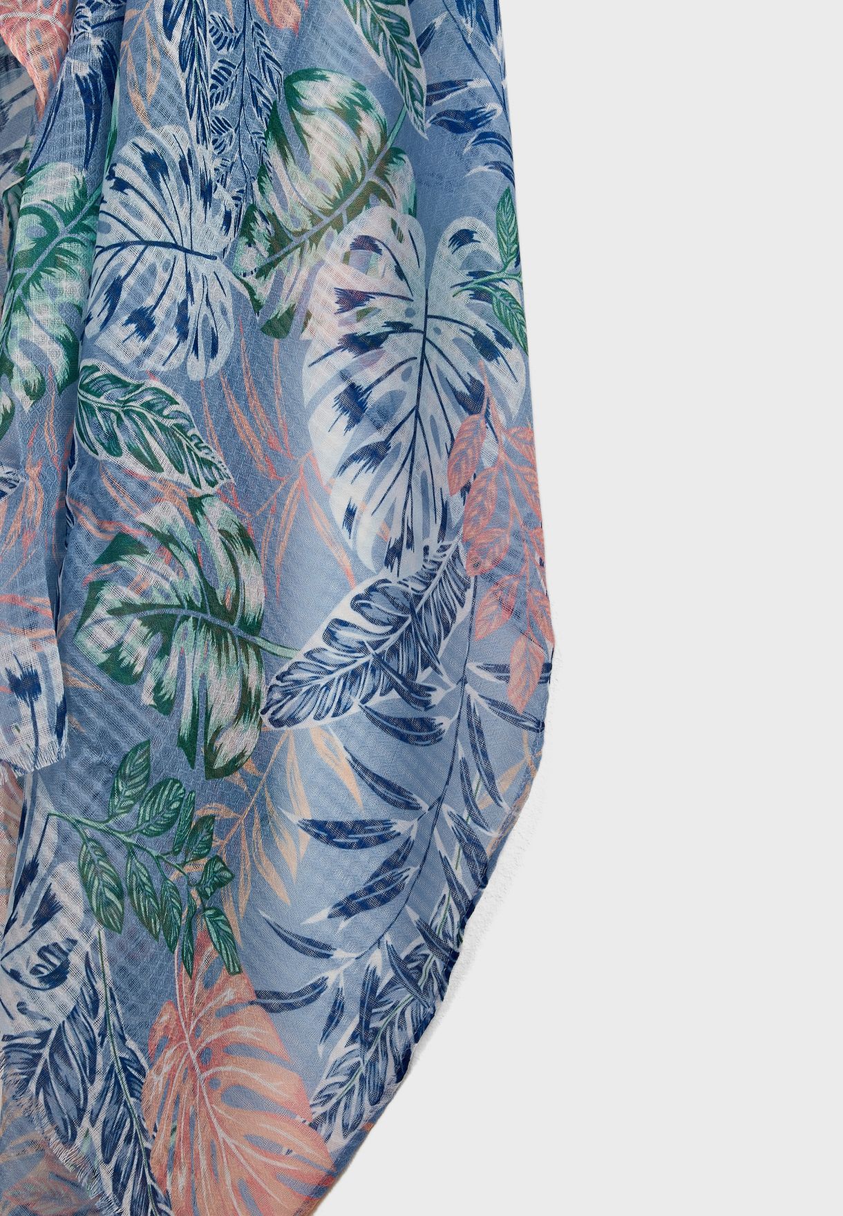 City Life Woven Leaves Scarf